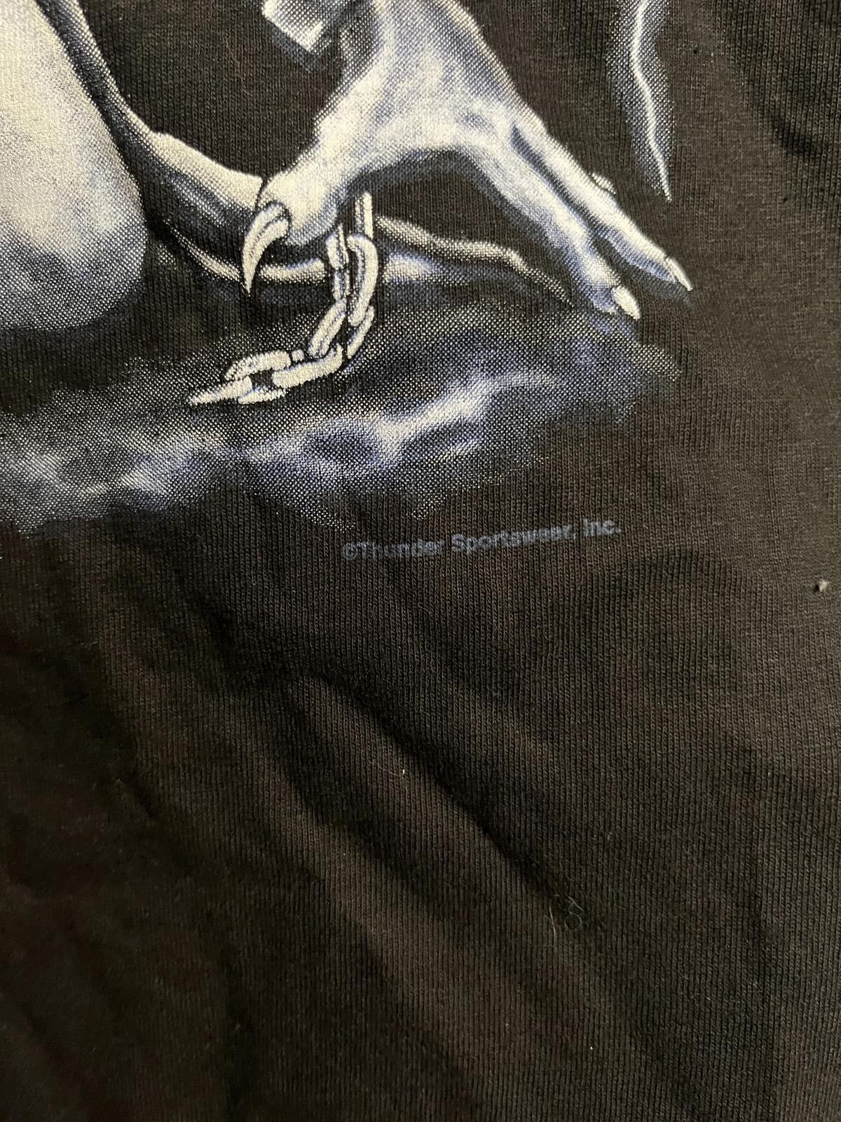 Designer American Thunder Shirt Gargoyle with Lightning T-shirt - L Size US L / EU 52-54 / 3 - 4 Thumbnail