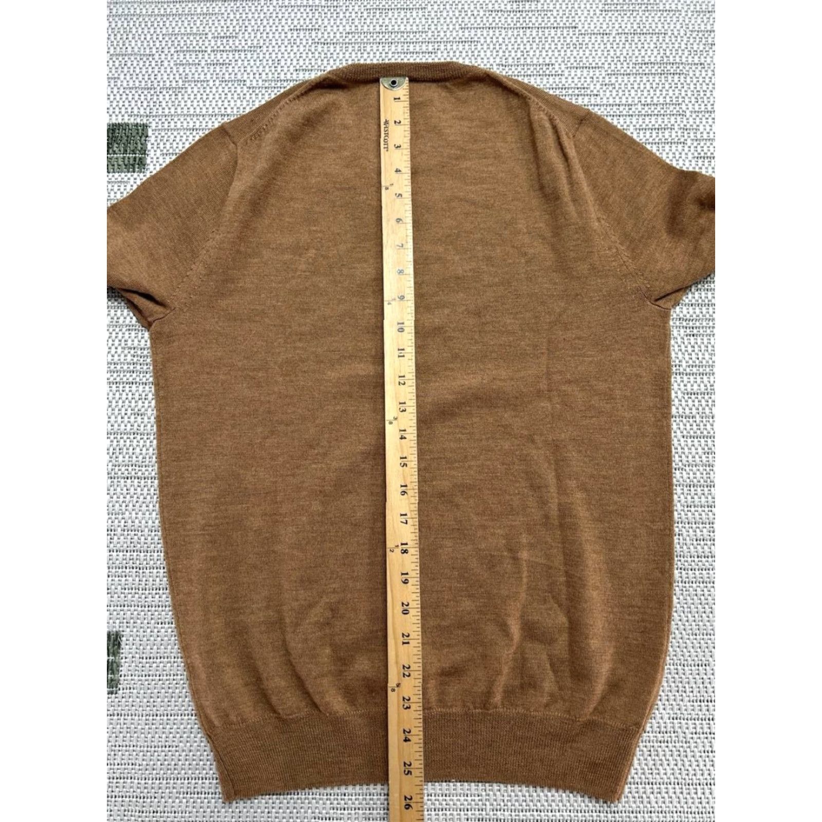 J.Crew J.Crew Sweater Mens Medium Brown Merino Wool Knit Pullover Size US M / EU 48-50 / 2 - 6 Thumbnail