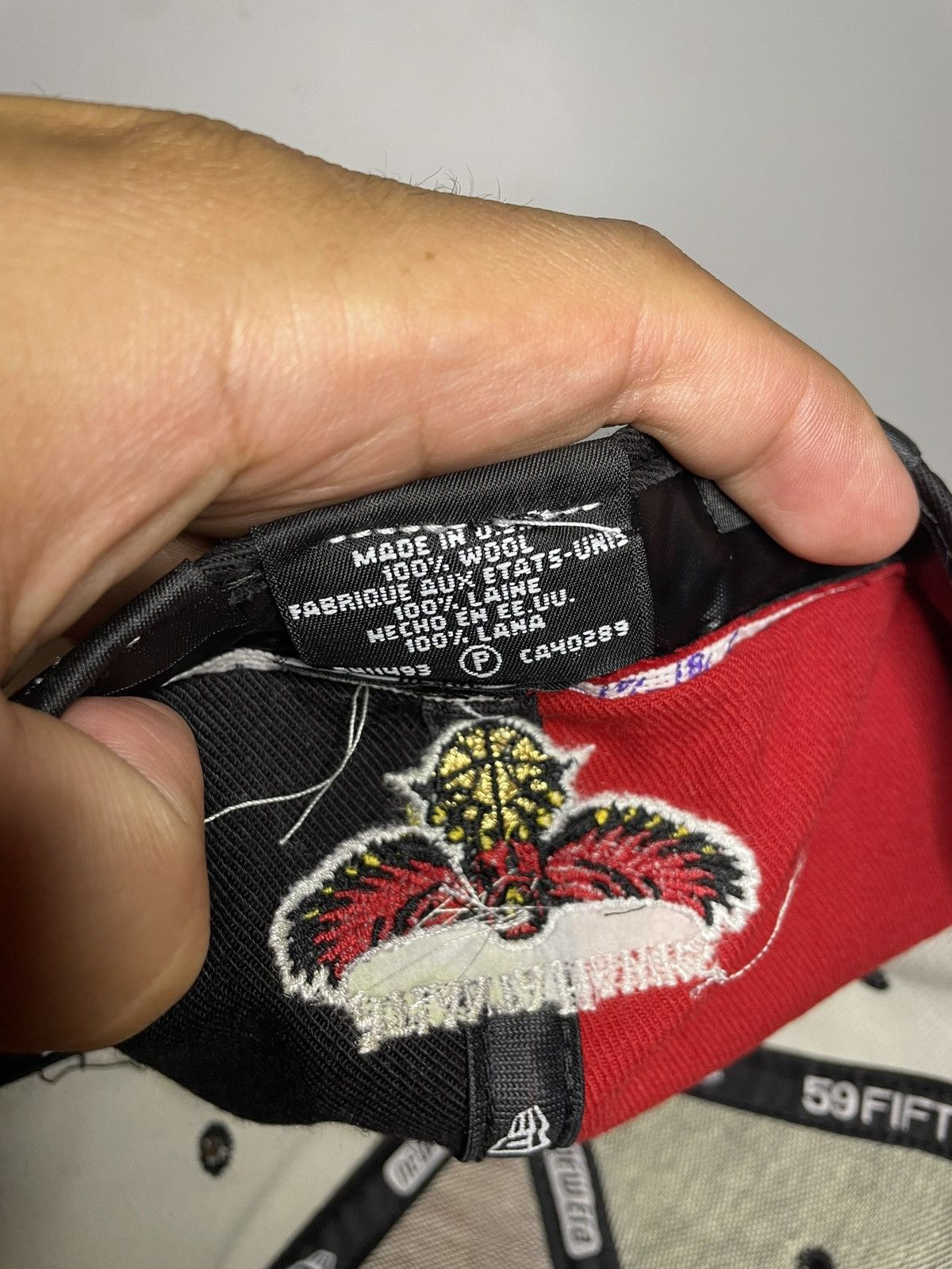 New Era Sz. 7 1/4 Vintage NBA Atlanta Hawks Fitted Size ONE SIZE - 12 Thumbnail