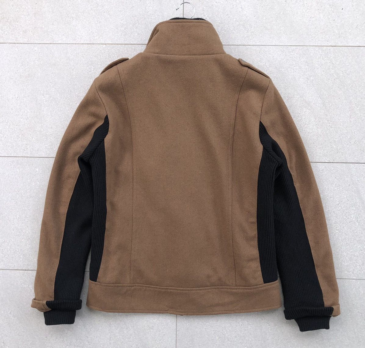 semanticdesign Japanese Brand Semantic Design Black Rip Wool Jacket Size US M / EU 48-50 / 2 - 11 Thumbnail