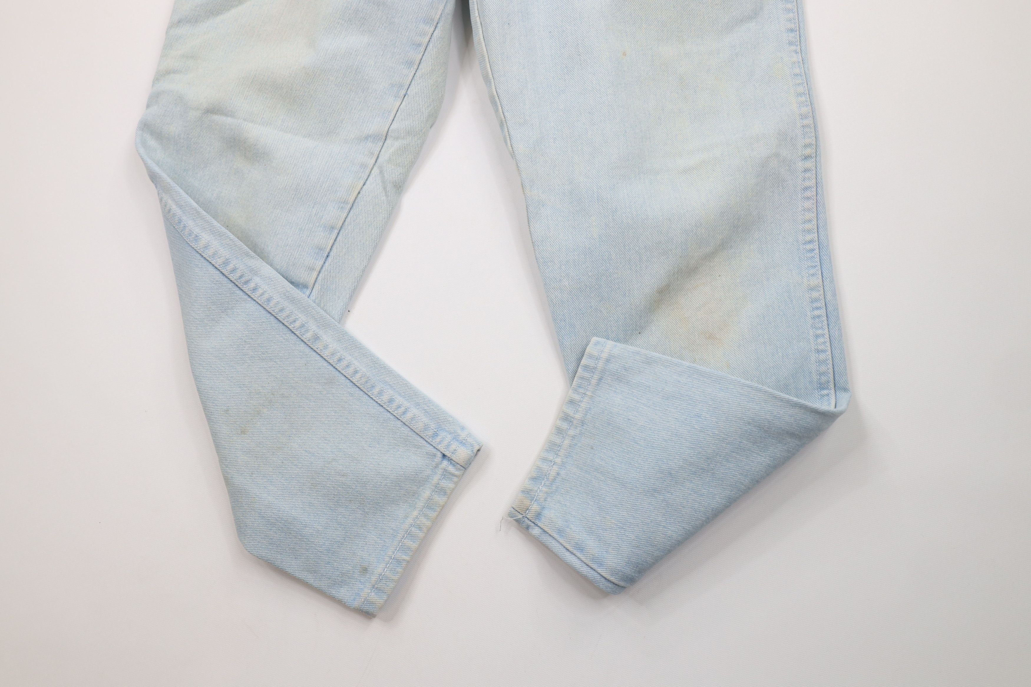 Vintage Vintage 90s Streetwear Tapered Leg Denim Jeans Blue Size 32" / US 10 / IT 46 - 5 Thumbnail