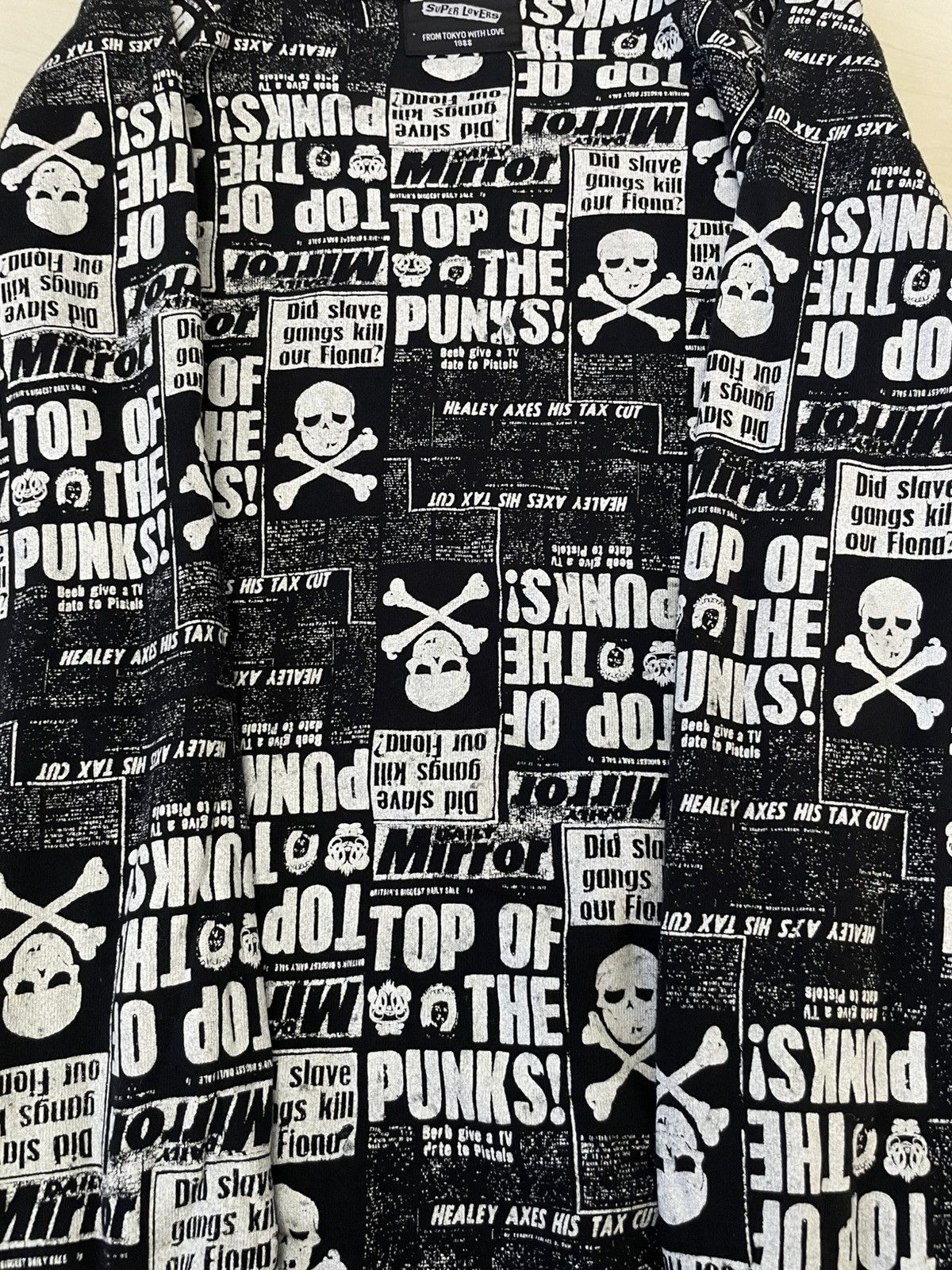 Super Lovers RARE🔥SUPER LOVERS PUNK ROCK FULLPRINT SWEASHIRT Size US M / EU 48-50 / 2 - 11 Thumbnail