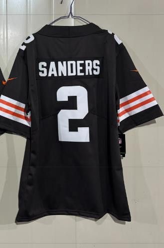 NFL Cleveland Browns #2 Sanders Jersey White Size US XL / EU 56 / 4 - 1 Thumbnail