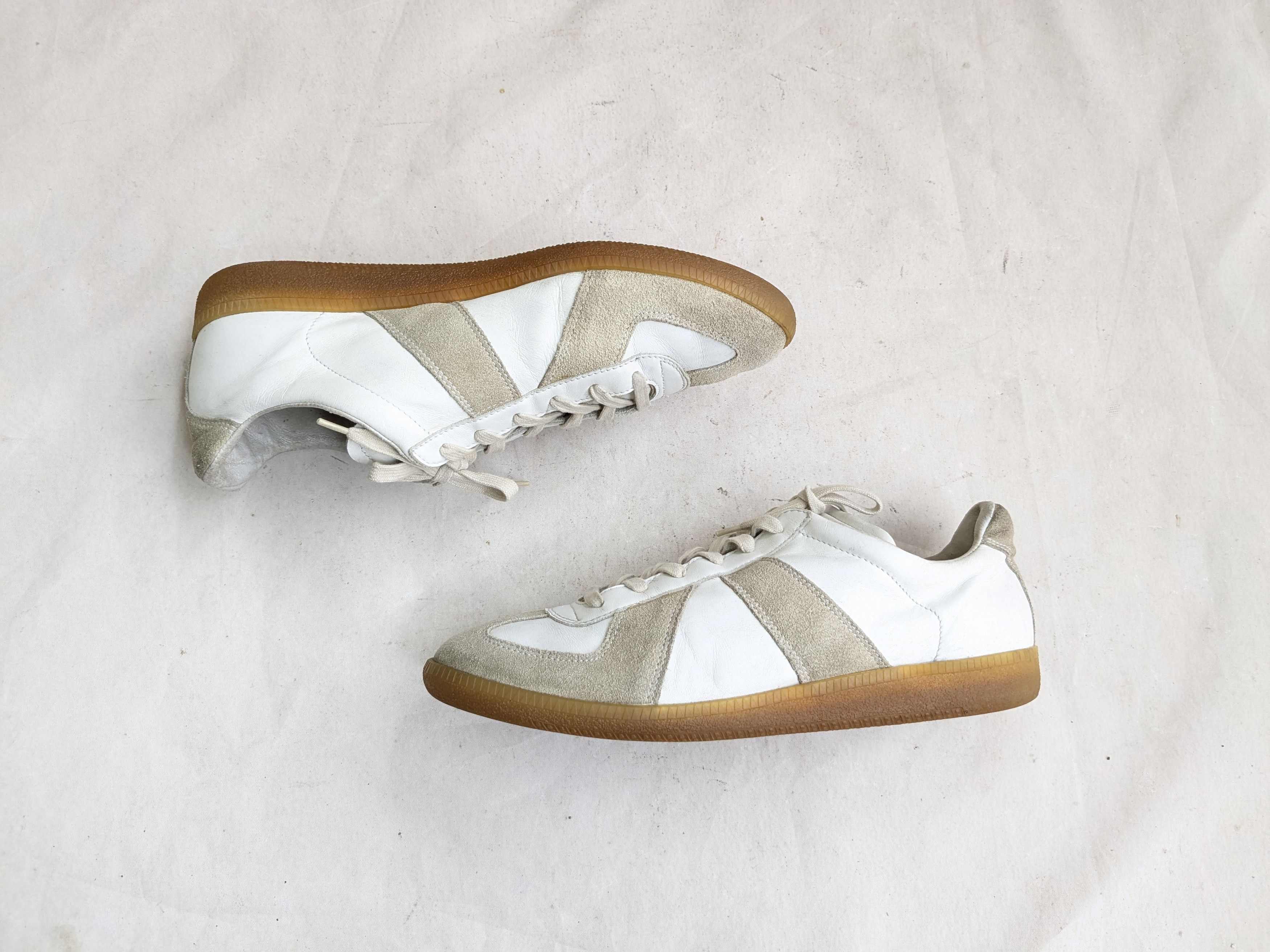 Maison Margiela Margiela GAT Replica White Gray 9 42 Low Tops Size US 9 / EU 42 - 4 Thumbnail