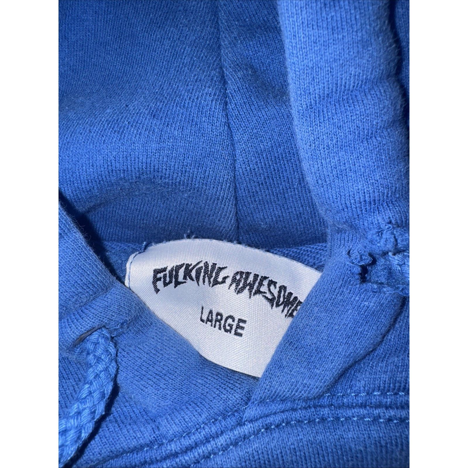 Fucking Awesome × Vintage FuckingAwesome Blue Graphic Hoodie L 24x26 Streetwear Size US L / EU 52-54 / 3 - 5 Thumbnail