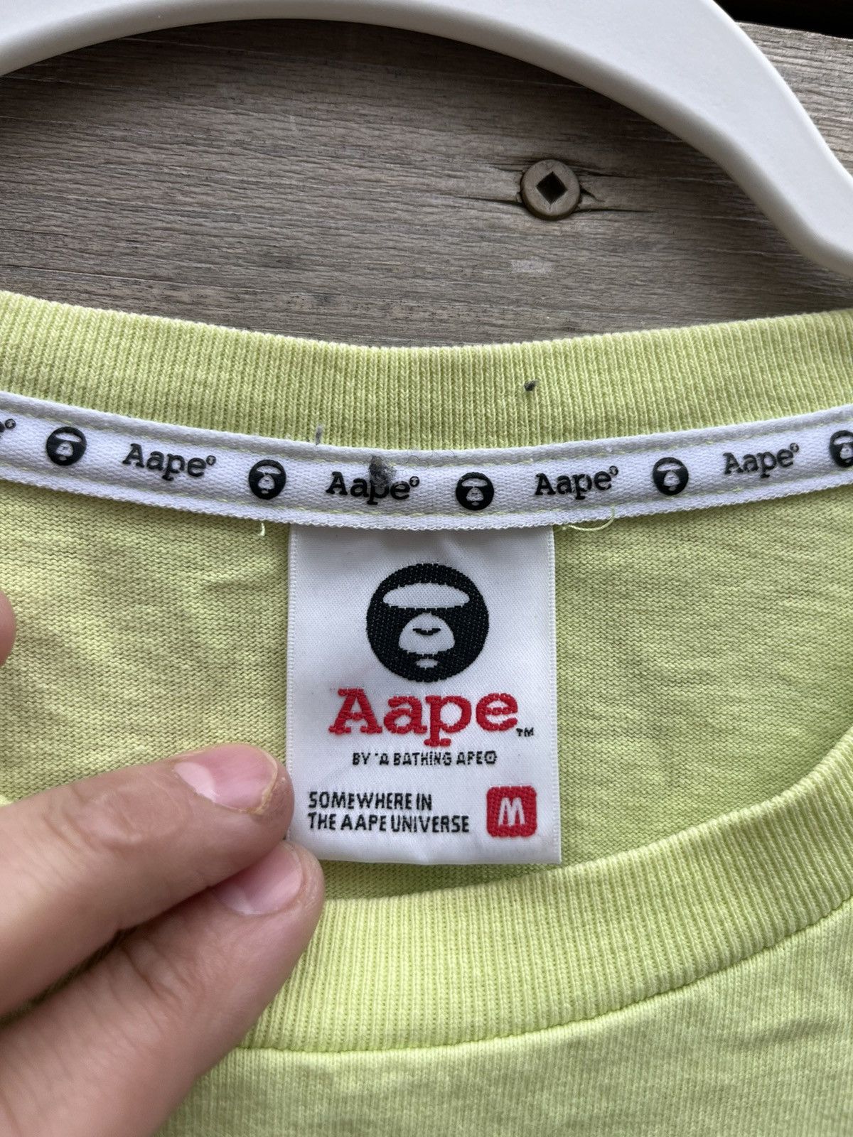 Aape × Bape Aape by a Bathing Ape Reflective Logo T-Shirt Tee Bape Size US M / EU 48-50 / 2 - 5 Thumbnail