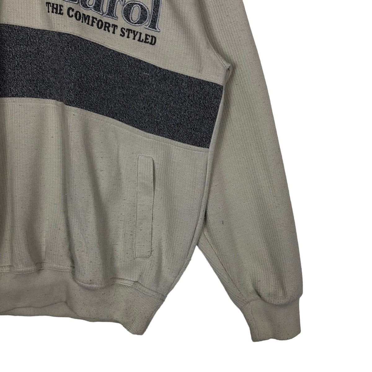 Japanese Brand 🔥90’s Vintage Sweatshirt Collar Carol Big Logo Spell Out Size US L / EU 52-54 / 3 - 5 Thumbnail