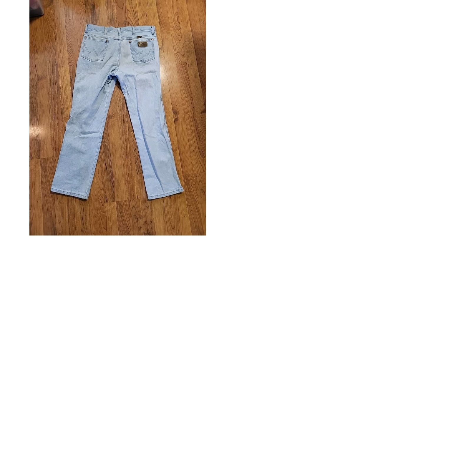Wrangler VINTAGE Wrangler Jeans 936GBH Mens Regular 35x30 Blue 1990s Western Cowboy Cotton Jeans Size US 35 - 10 Thumbnail