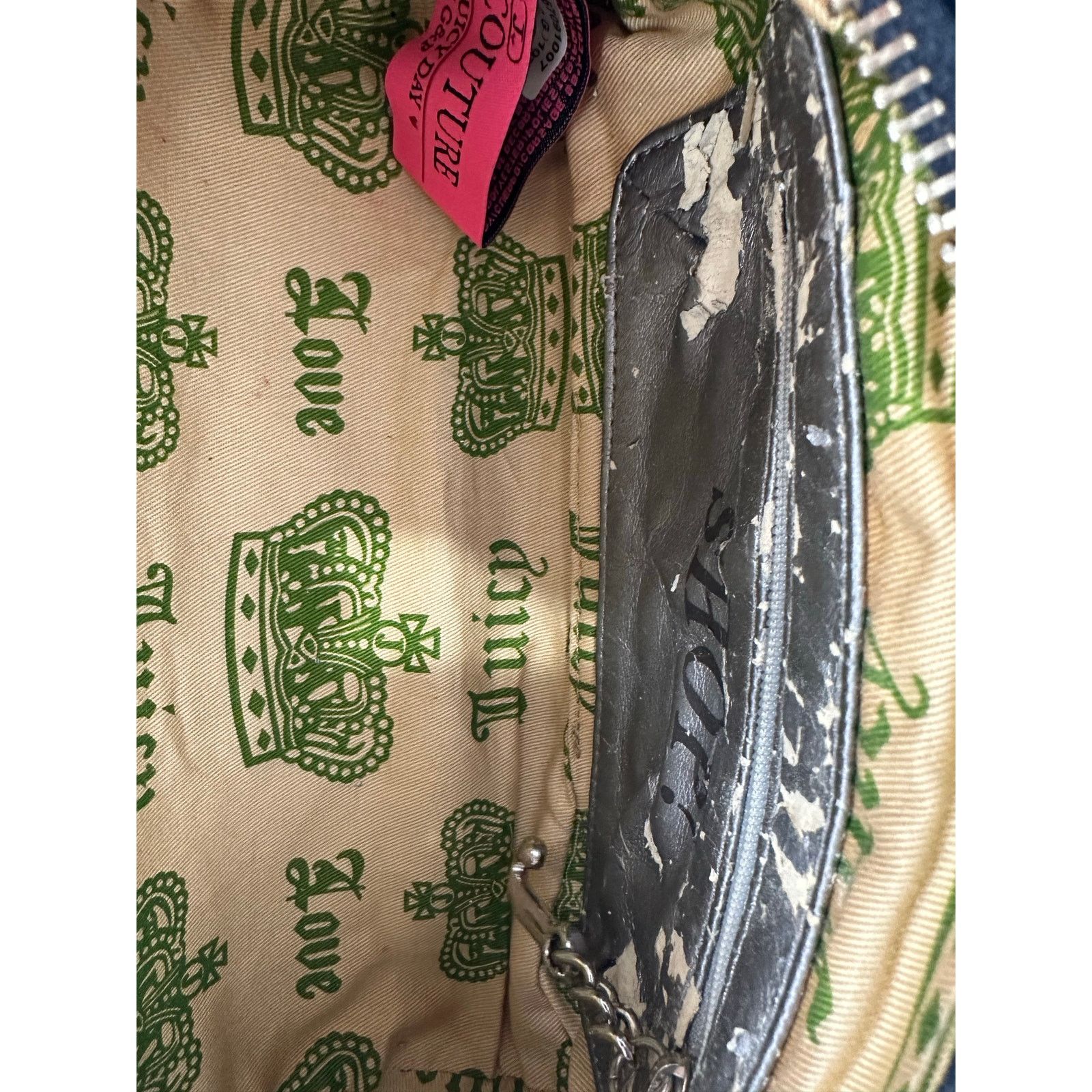 Juicy Couture Juicy Couture Vintage Y2K Green Barrel Bag Size ONE SIZE - 6 Thumbnail
