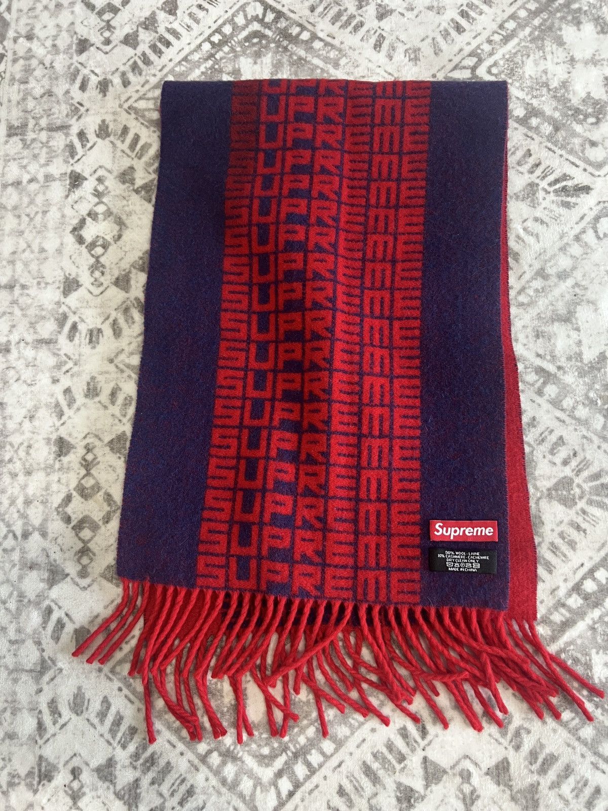 Supreme Supreme wool/cashmere scarf Size ONE SIZE - 3 Thumbnail