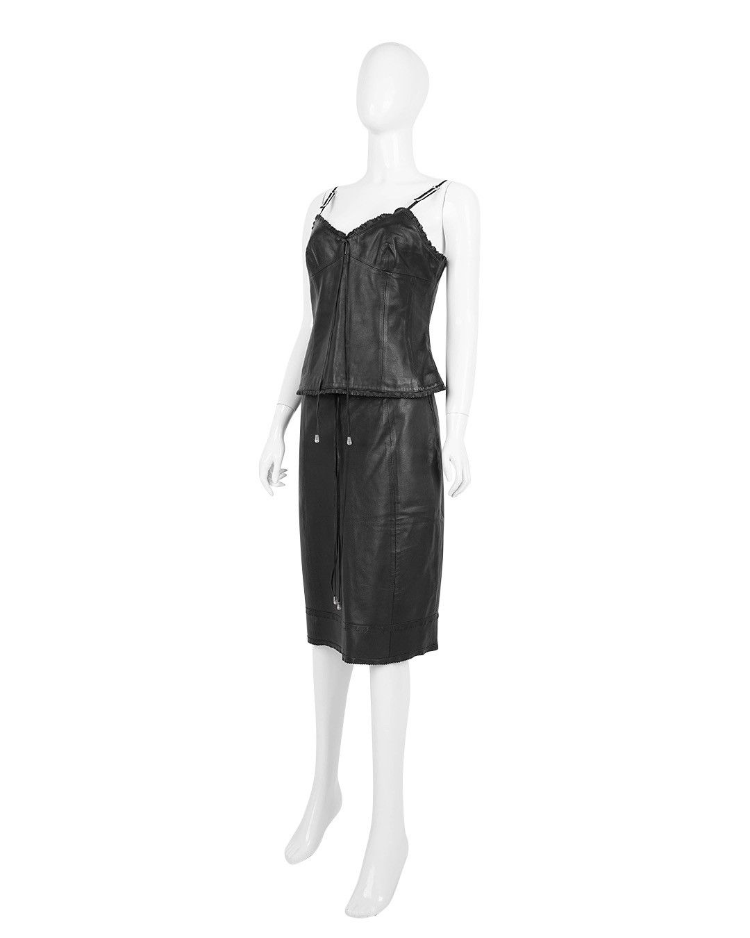 Miu Miu Miu Miu S/S2000 Leather Set Size S / US 4 / IT 40 - 2 Thumbnail