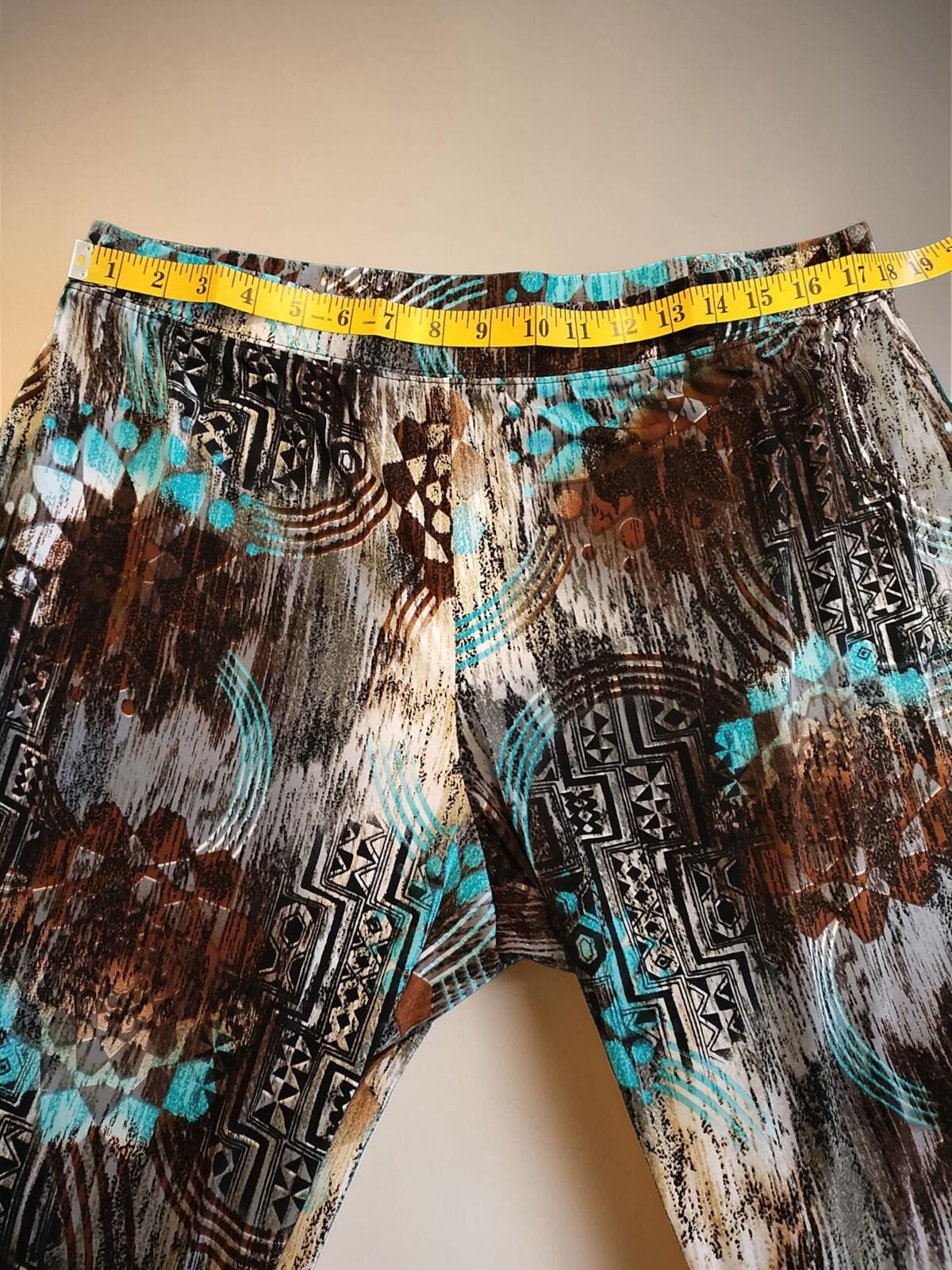 Other N Touch XL Wide Leg Pants with Abstract Print Size 40" / US 18 - 4 Thumbnail