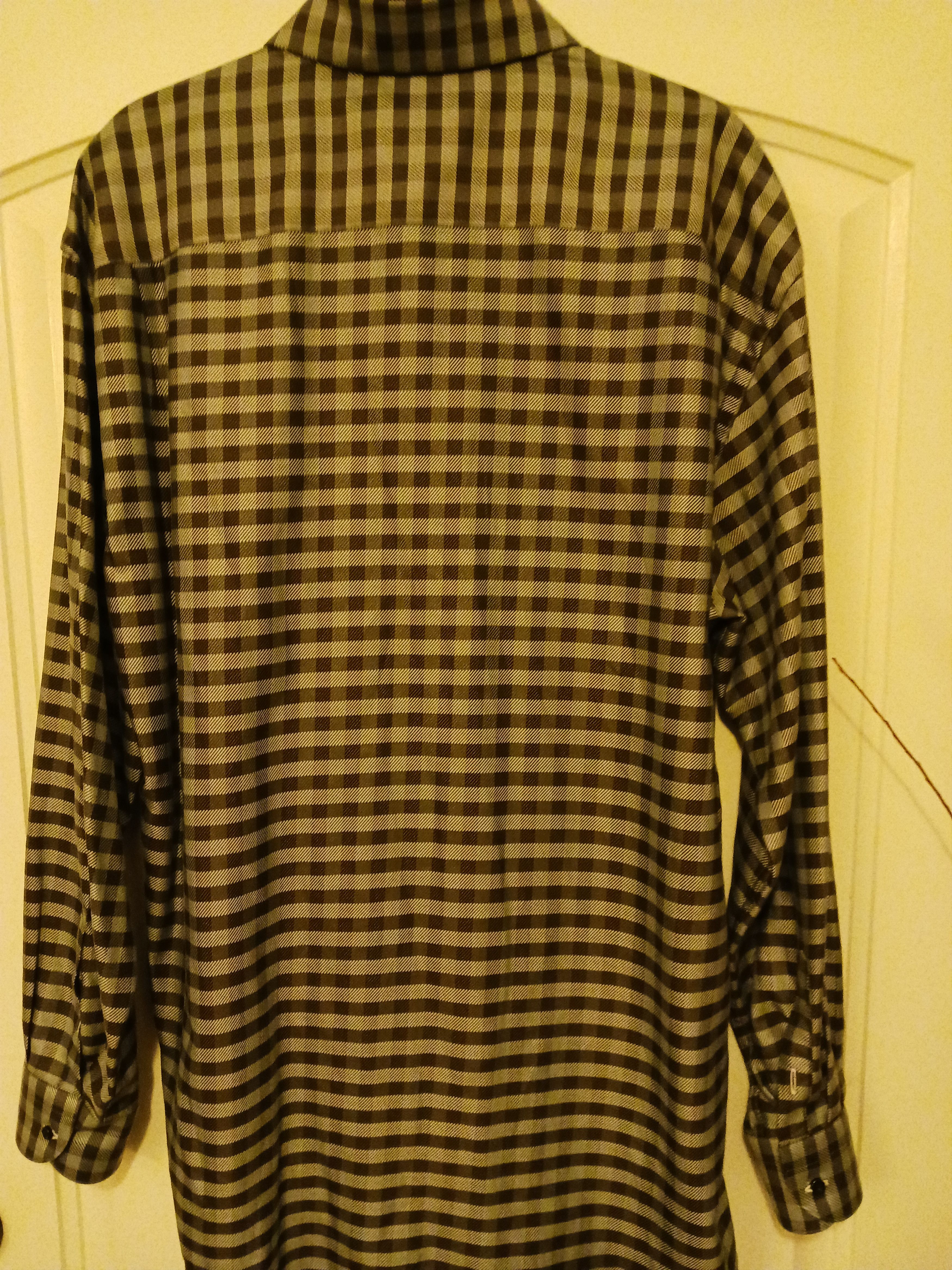St. Croix 100% Cotton Check Long Sleeve Button Shirt Size US XXL / EU 58 / 5 - 2 Thumbnail