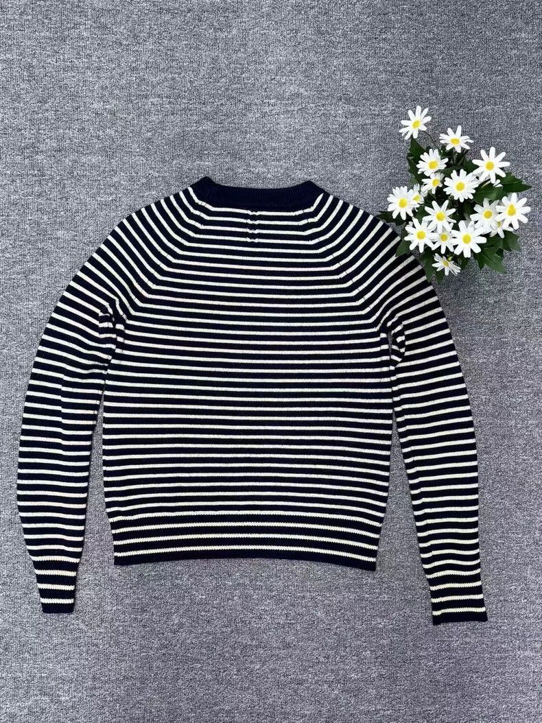 Yves Saint Laurent Saint Laurent Striped Sweater 2502-Nextarrow Size US S / EU 44-46 / 1 - 2 Thumbnail