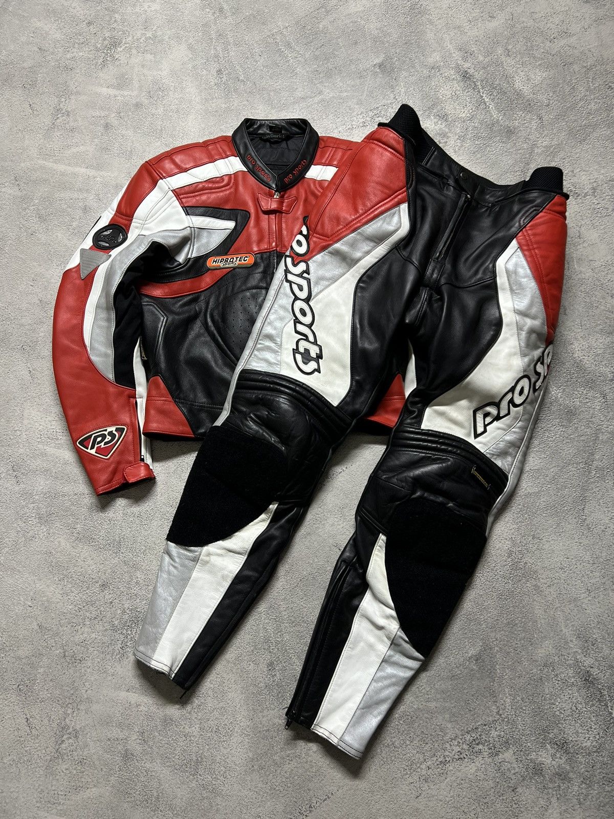 Hein Gericke Vintage ProSports Racing Moto Leather Suit Jacket+Pants 90’s Size US L / EU 52-54 / 3 - 1 Thumbnail