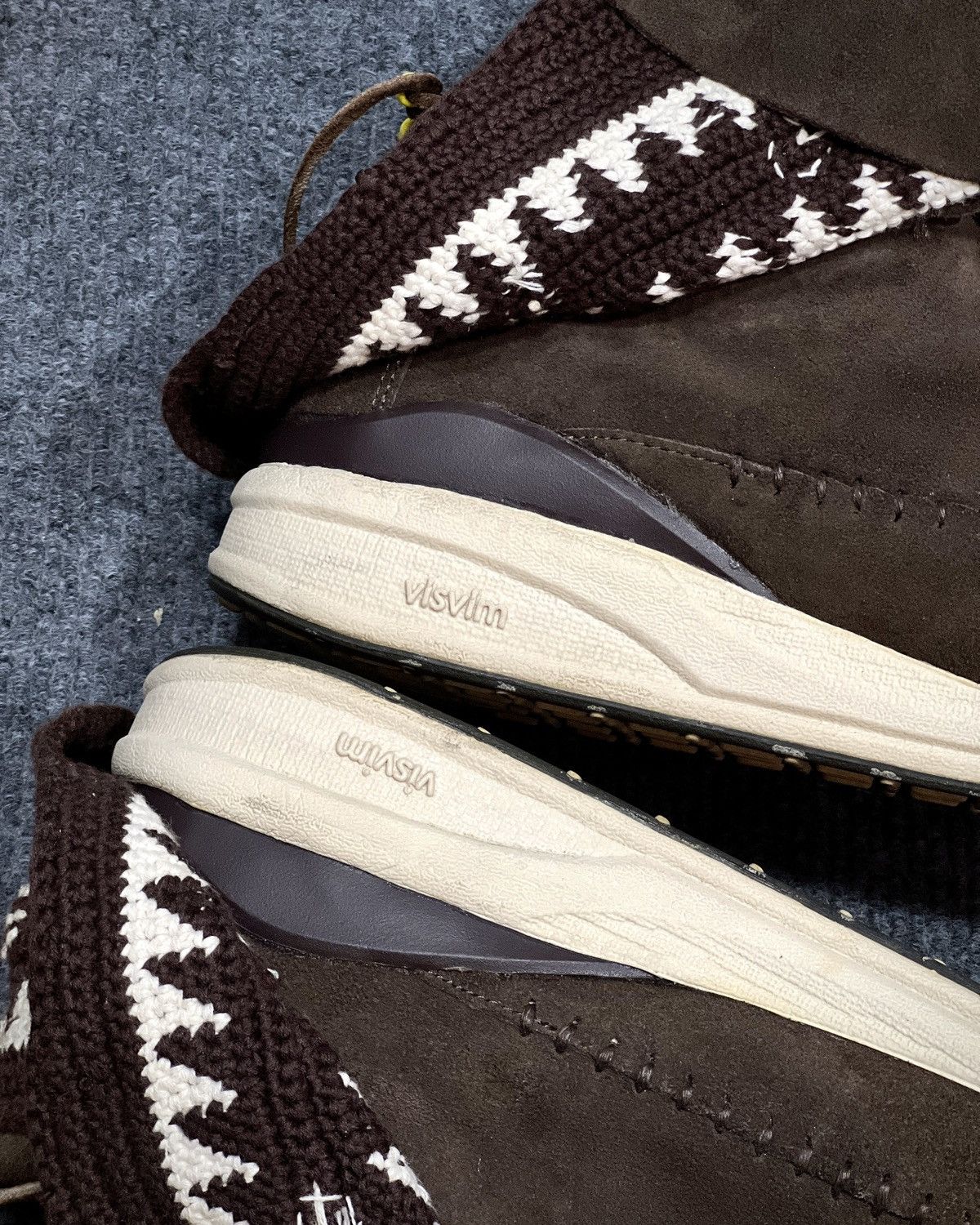 Visvim VISVIM FBT SS04 CROCHET BROWN SUEDE BEADED SNEAKERS Size US 8.5 / EU 41-42 - 12 Thumbnail