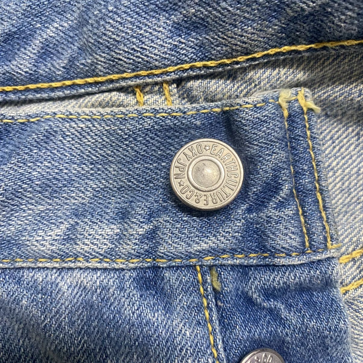 Iron Heart × Self Edge EARTH CULTURE Denim Selvedge Jeans Lot RR1011 Size US 32 / EU 48 - 20 Thumbnail