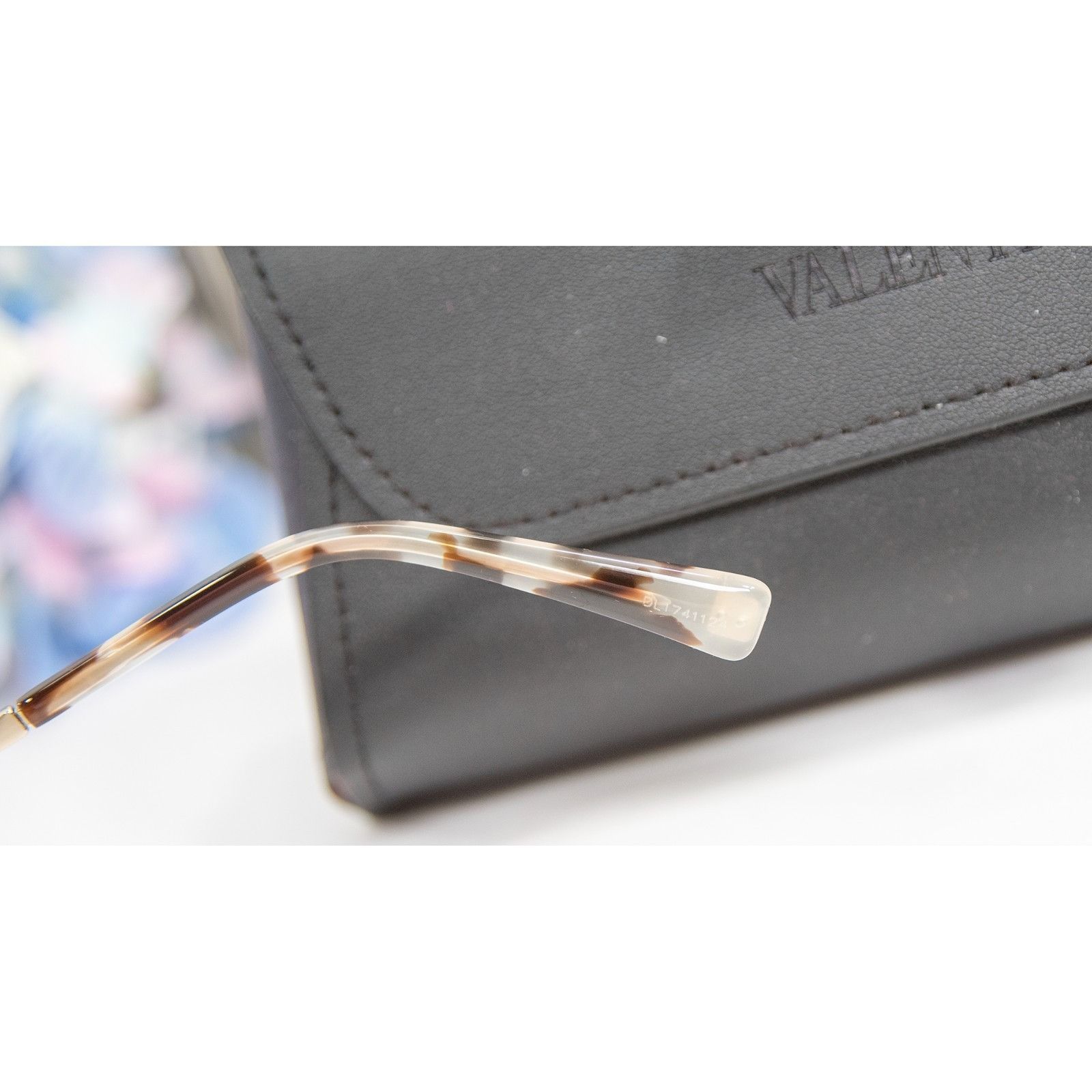 Valentino Valentino VA2036 Gold Tortoise Logo Aviator Metal Sunglasses Size ONE SIZE - 5 Thumbnail