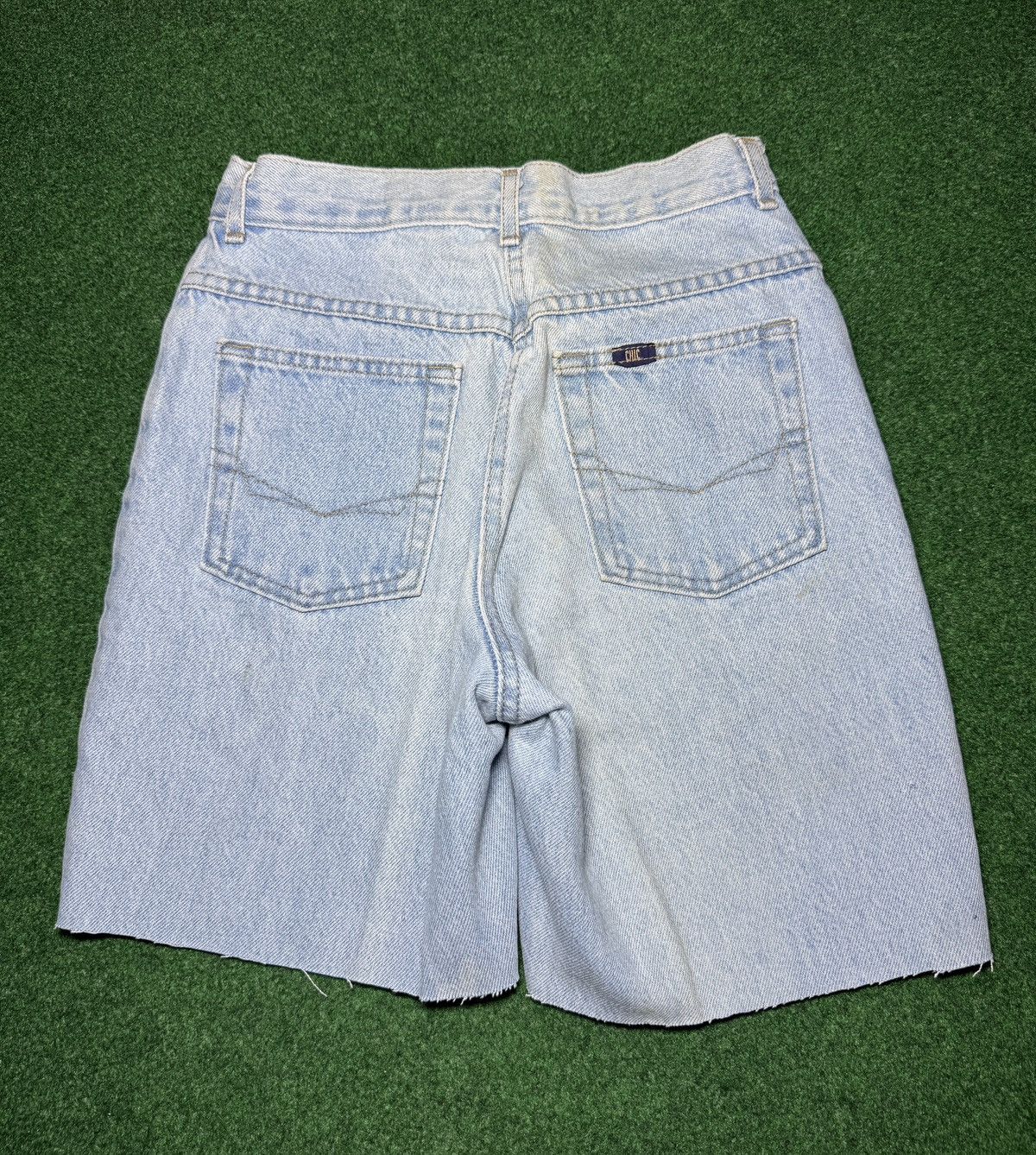 Vintage Vintage 90s High Waisted Mom Light Wash Jorts Denim Shorts Size 26" / US 2 / IT 38 - 1 Thumbnail