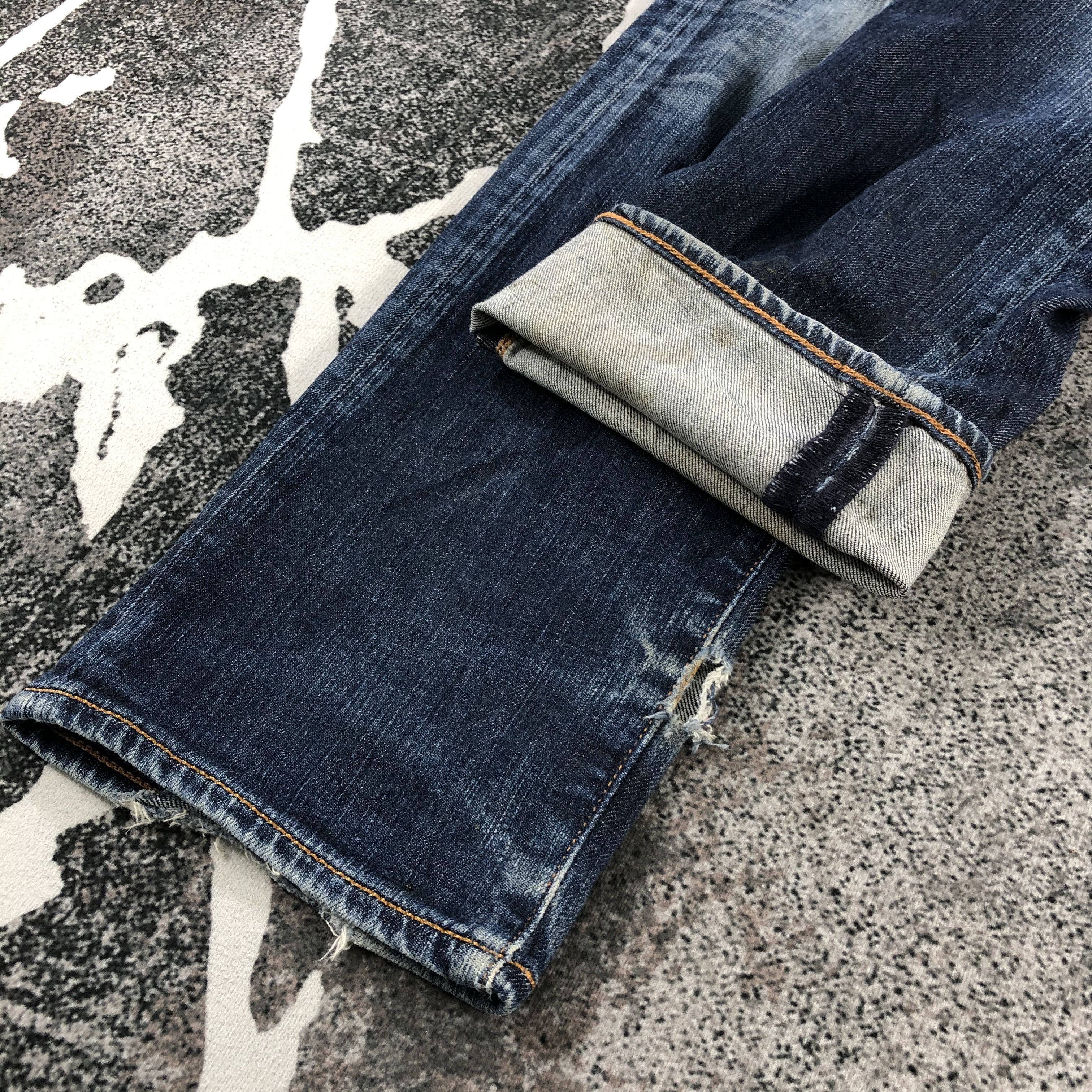 Levi's Vintage Levi's 551 Jeans Distress Dark Wash Denim KJ919 Size US 33 - 7 Thumbnail