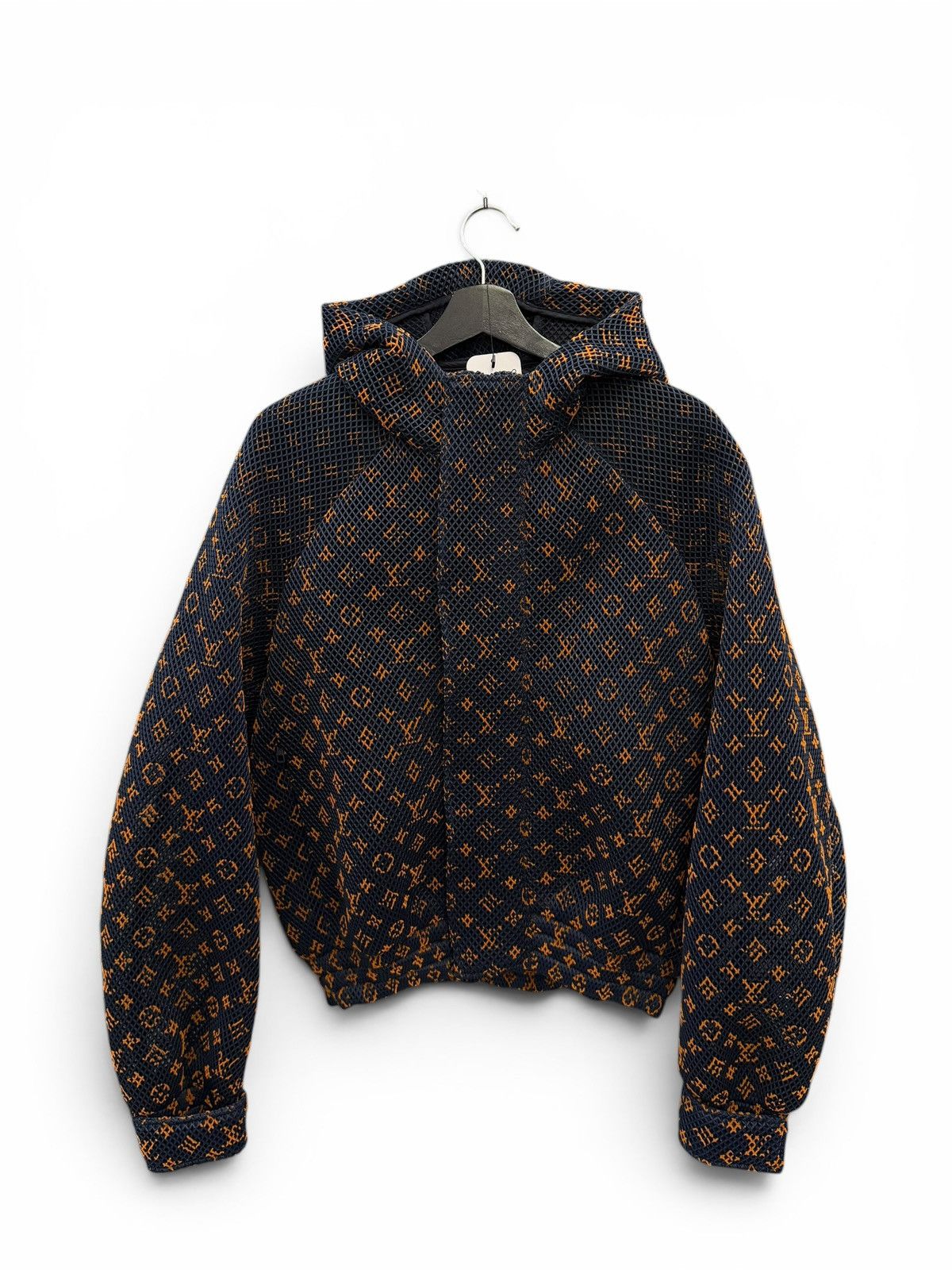 Louis Vuitton Blue Orange Monogram Mesh Jacket