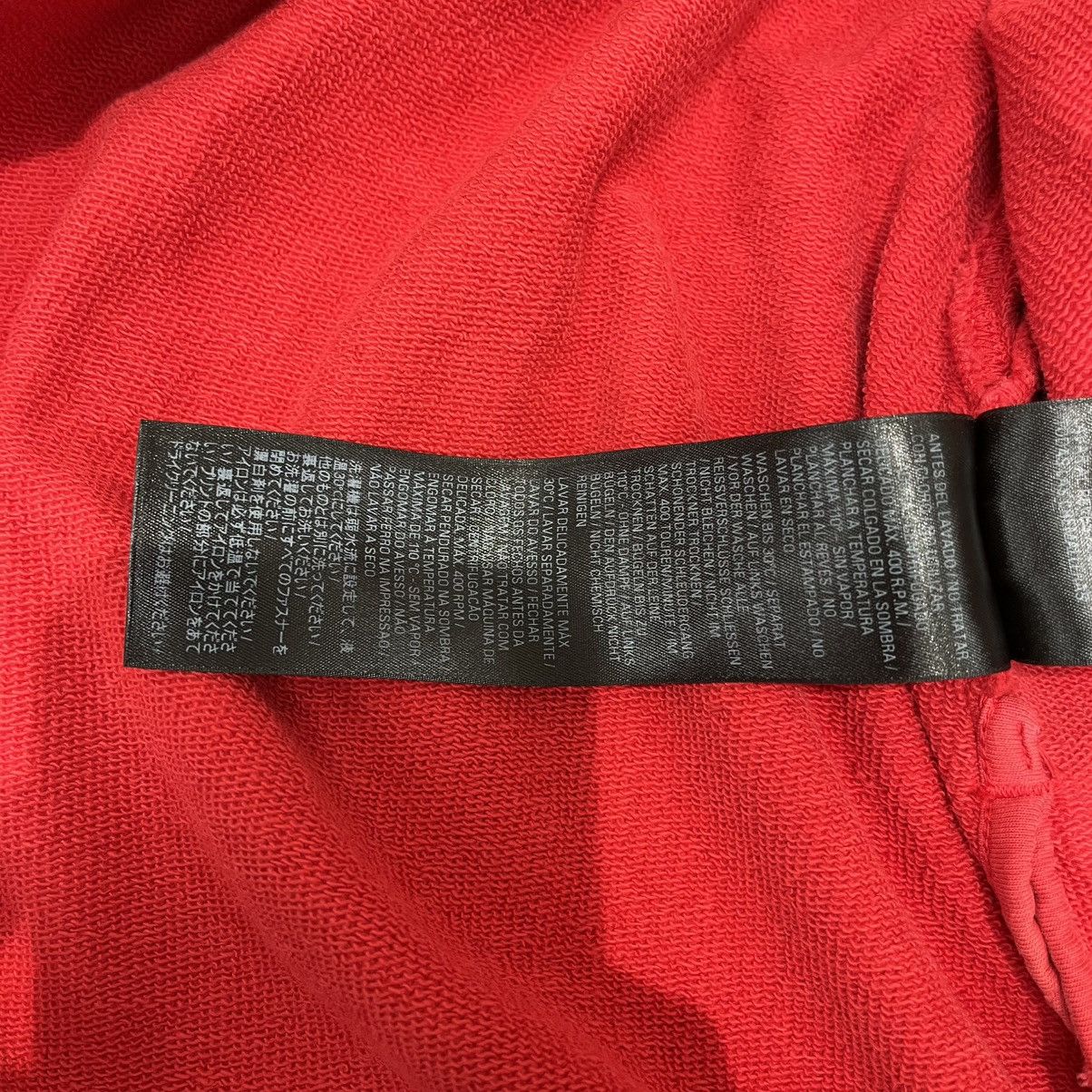 Balenciaga Balenciaga Tape Type Ripped Pocket Zip Up Hoodie Red Size US M / EU 48-50 / 2 - 7 Thumbnail