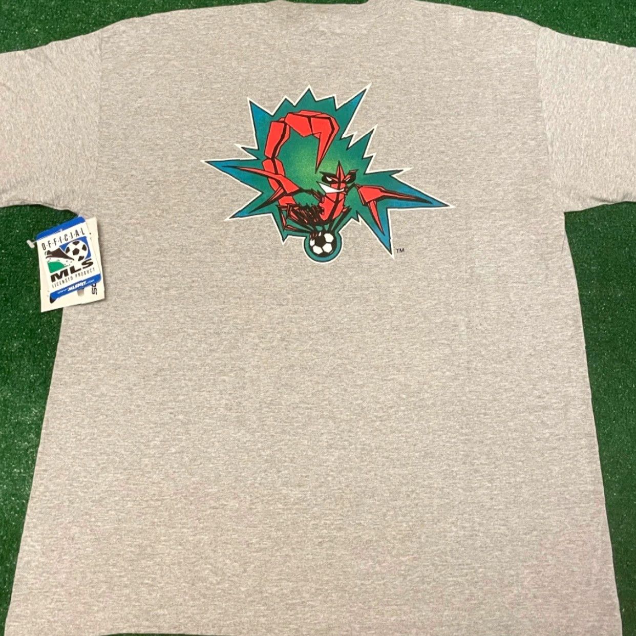 Vintage VINTAGE 90s San Jose Clash MLS Soccer Football VTG Shirt Mens XL Gray NWT Mens 90s Sports T-Shirt Size US XL / EU 56 / 4 - 4 Thumbnail