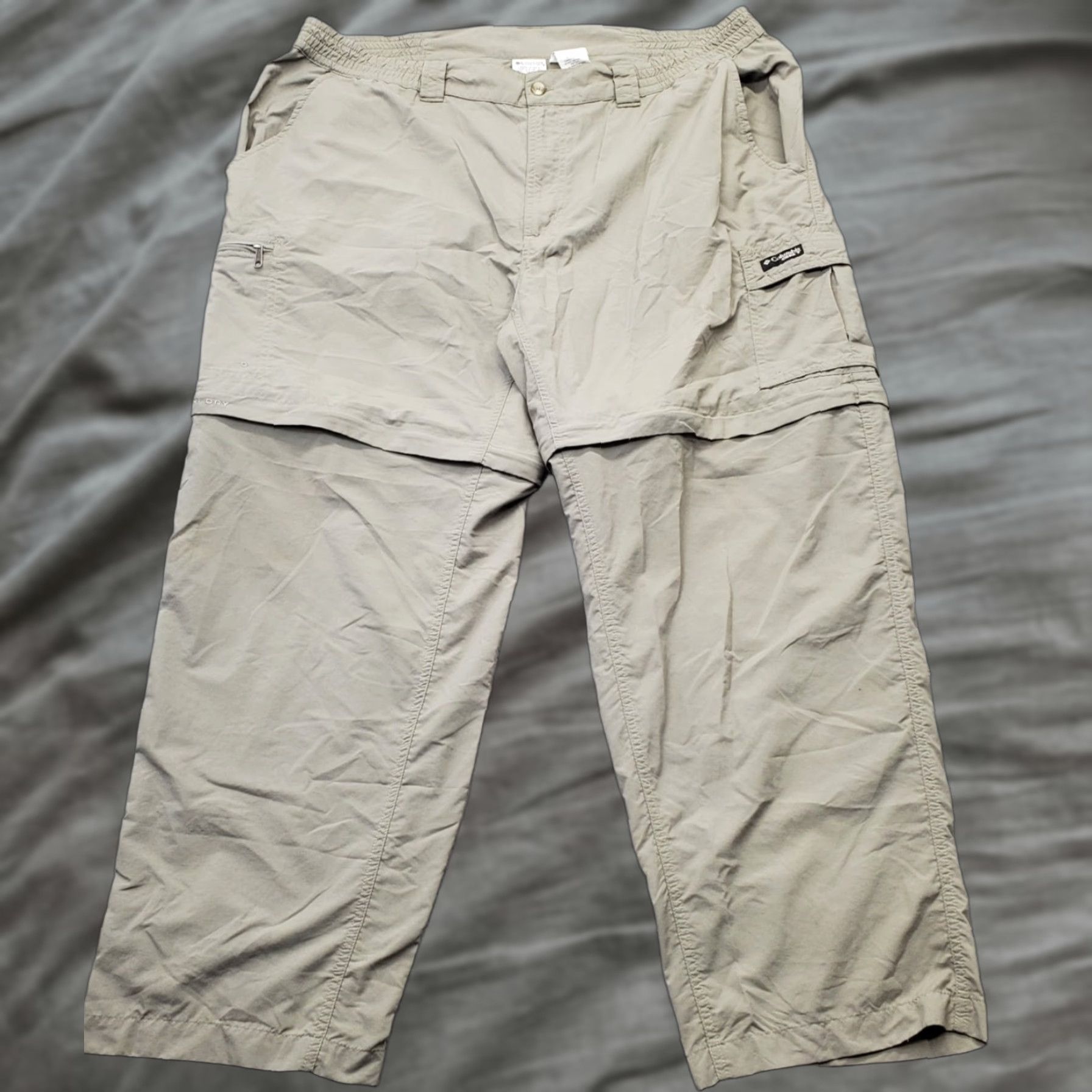 Vintage Columbia Mens XL Green Convertible Cargo Pants Slim? No, Regular Cargo Pants Mens XL Green Columbia Cargo Pants Mens XL Green Streetwear Outdoors Size US 36 / EU 52 - 1 Thumbnail