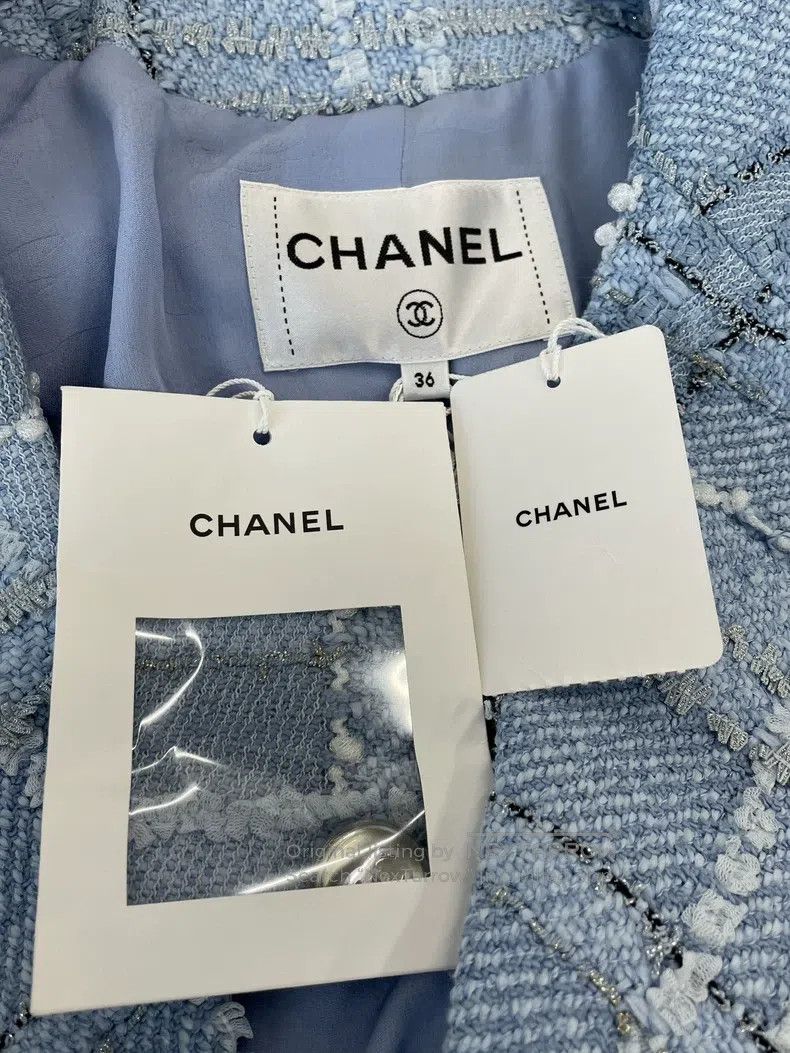 Chanel Chanel Blue plaid jacket Size XS / US 0-2 / IT 36-38 - 3 Thumbnail