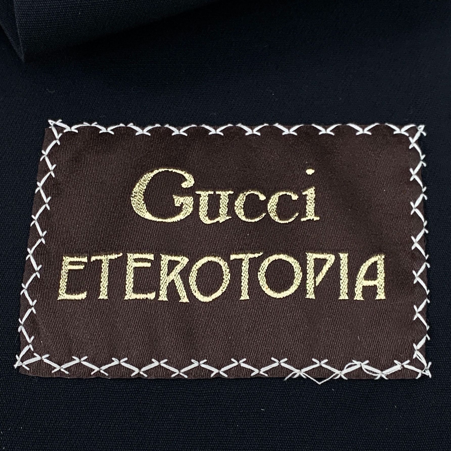 Gucci Gucci Black Logo Silk-Wool Blend Casual Trousers (Size 36) Size 36" / US 14 / IT 50 - 5 Thumbnail