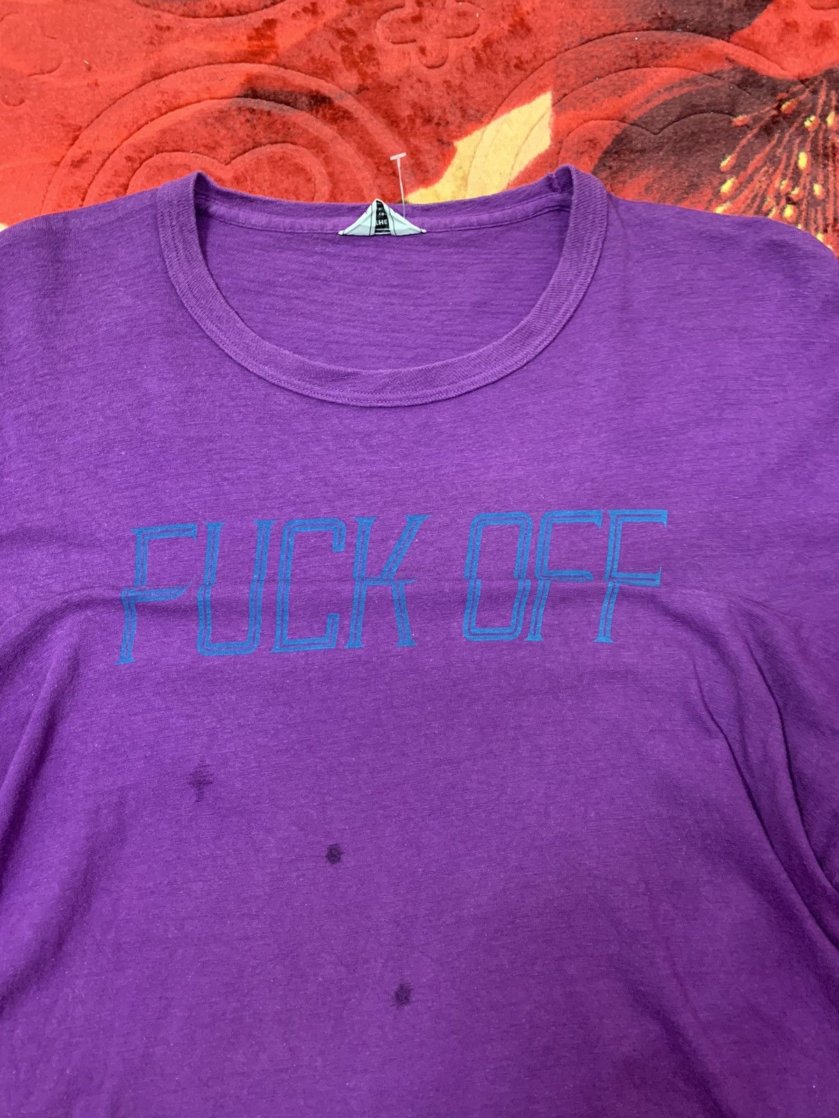 Japanese Brand Steals! Fill The Bill Fuck Off Hidden Message Tee Size US L / EU 52-54 / 3 - 2 Thumbnail