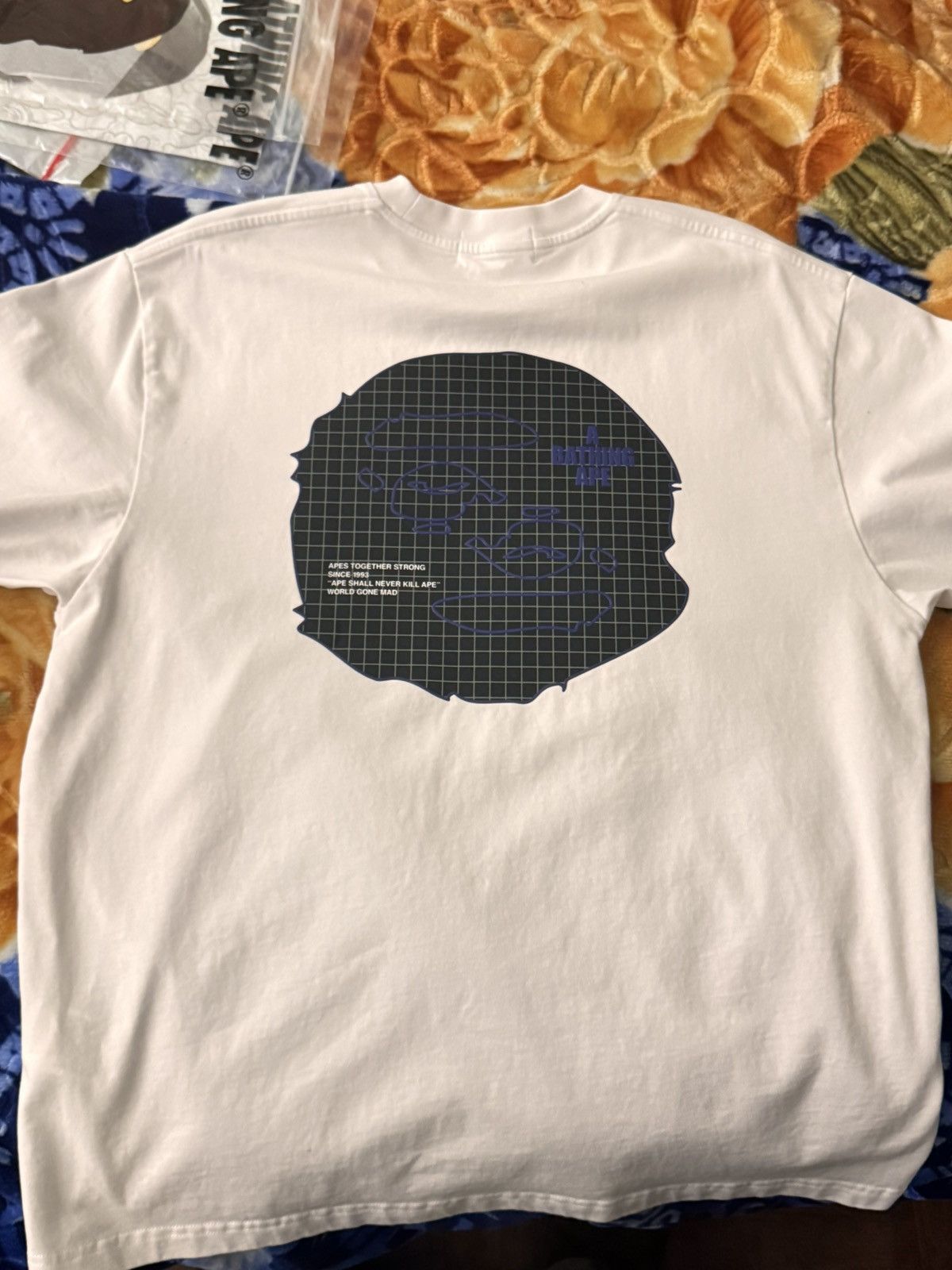 Bape Bape Ape Head Relaxed Fit Tee Size US M / EU 48-50 / 2 - 2 Thumbnail