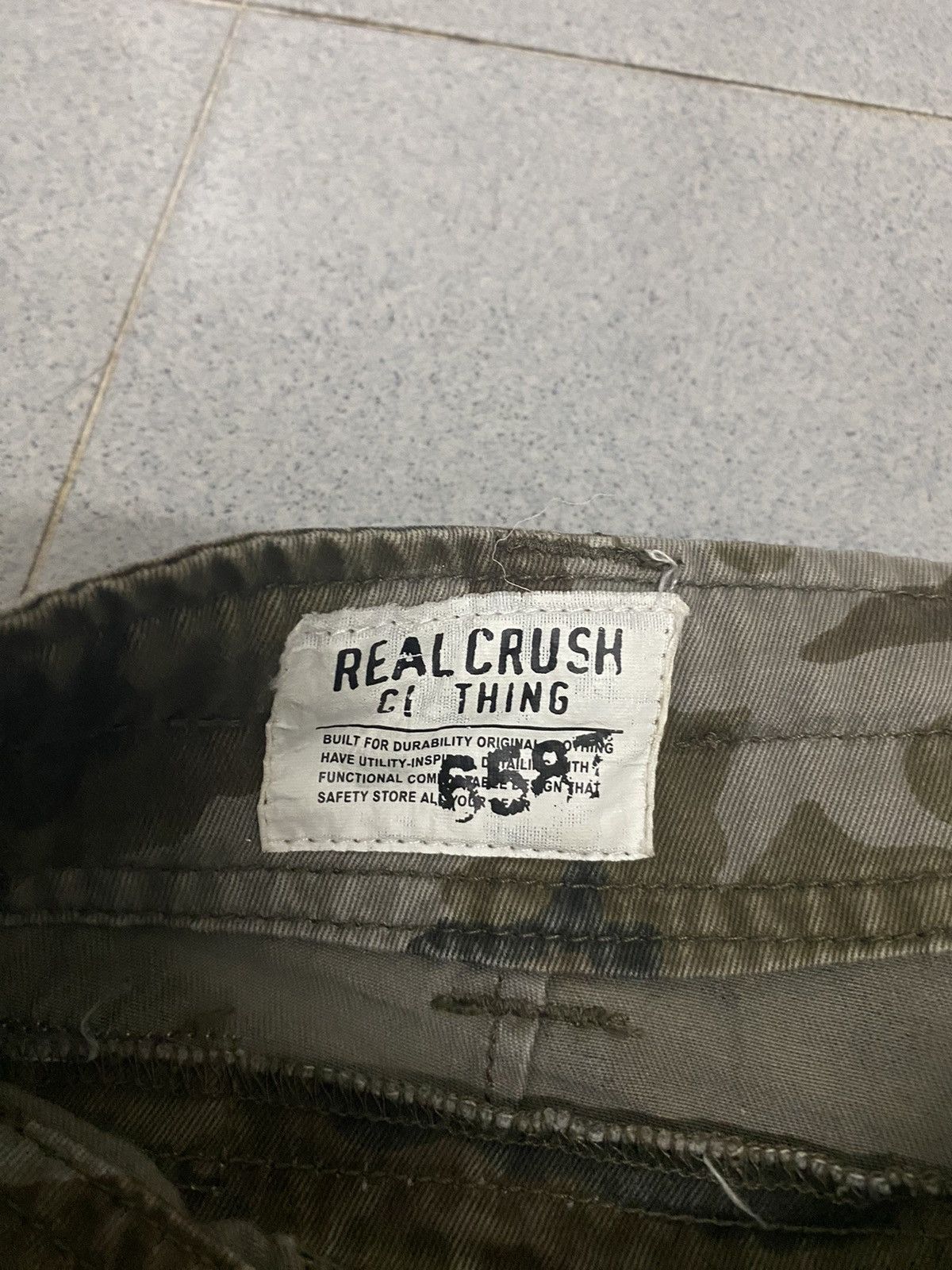 Japanese Brand × Vintage Vintage Real Crush Clothing Camo Cargopants Size US 32 / EU 48 - 7 Thumbnail