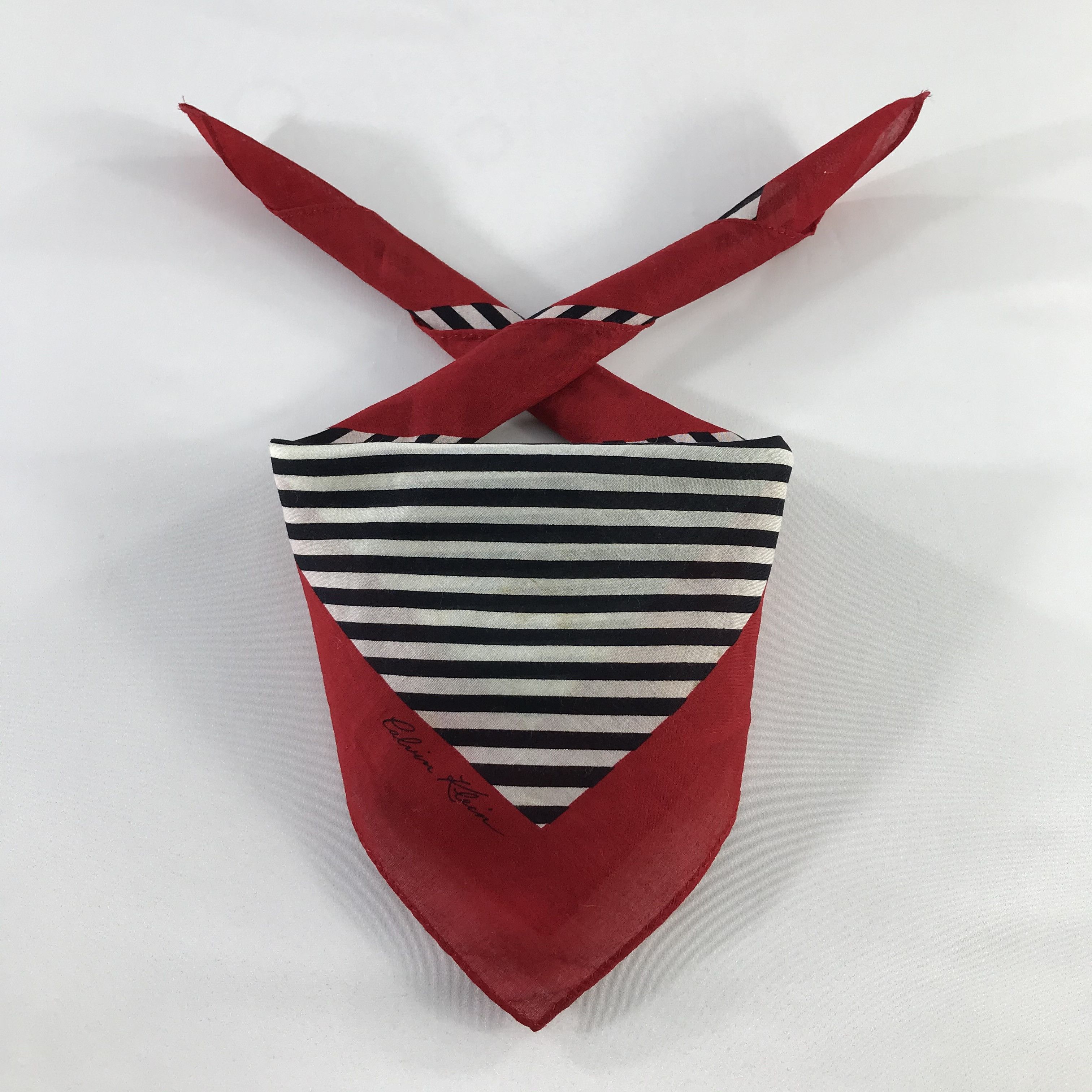 Calvin Klein × Vintage Calvin Klein Bandana / Handkerchief / Neckerchief - S888 Size ONE SIZE - 3 Thumbnail