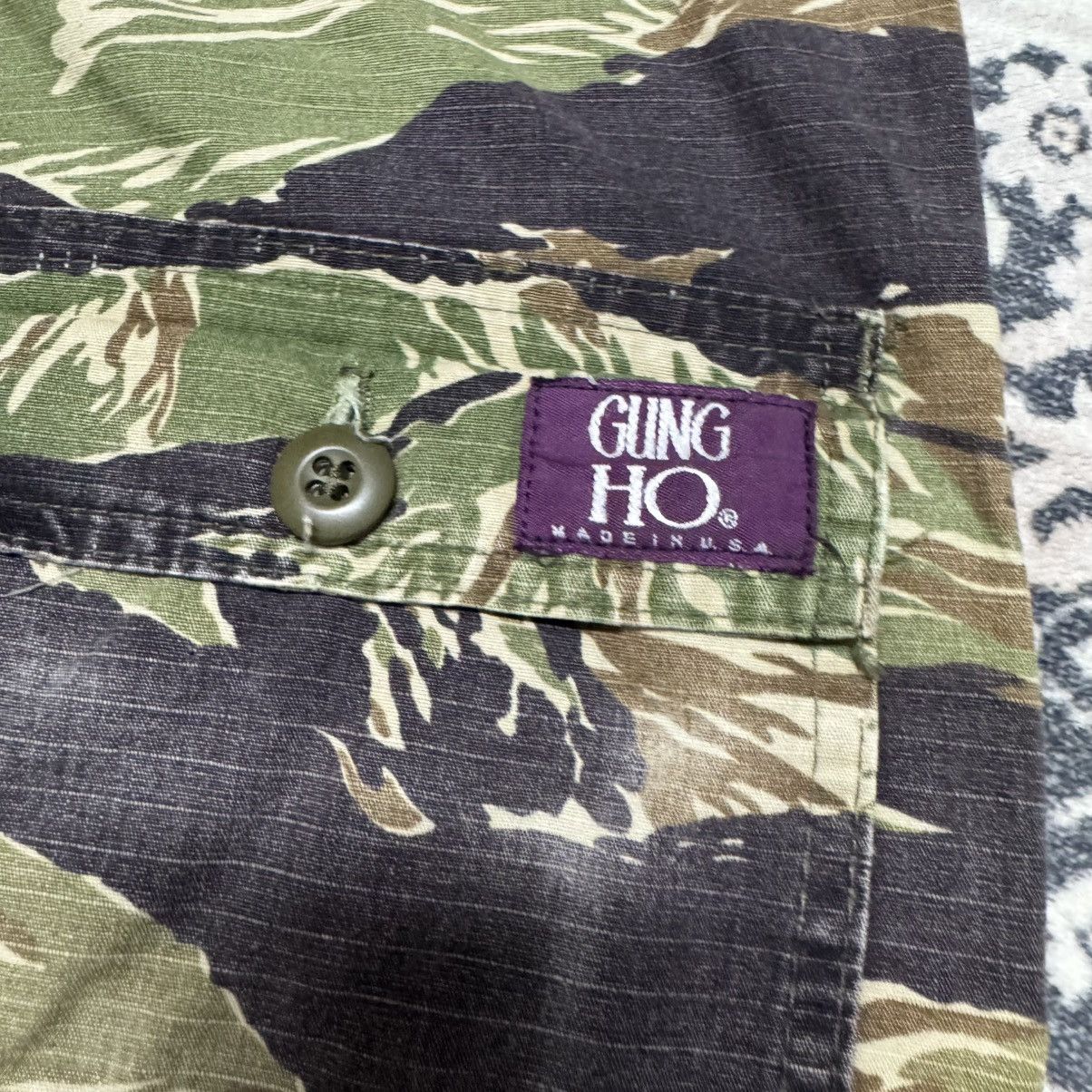 Vintage Vintage Gung Ho Tiger Stripe Fatigue Pant Ripstop Size US 31 - 19 Thumbnail