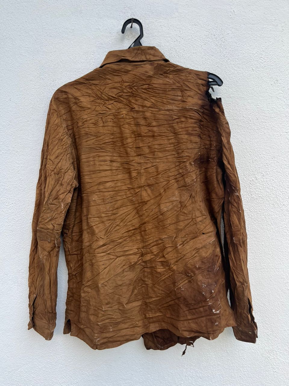 Givenchy Vintage Givency Leather Long Sleeve Shirt Size US M / EU 48-50 / 2 - 2 Thumbnail