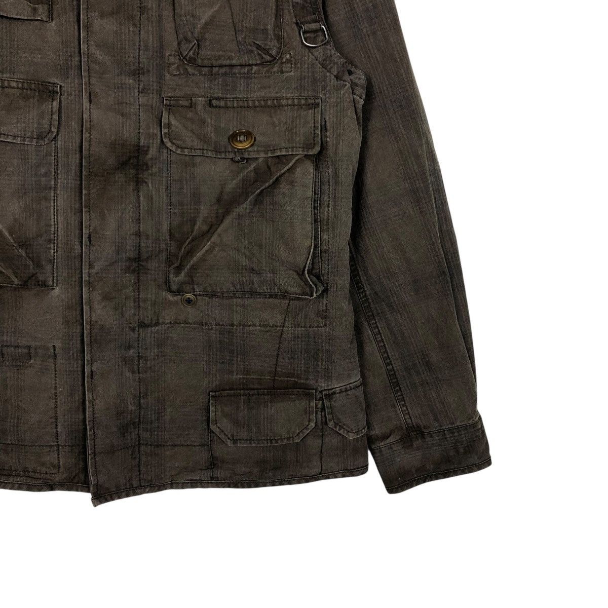 Hysteric Glamour 🔥VINTAGE BIKER JACKET CARGO POCKET PATCH WORK R.NEWBOLD Size US L / EU 52-54 / 3 - 7 Thumbnail