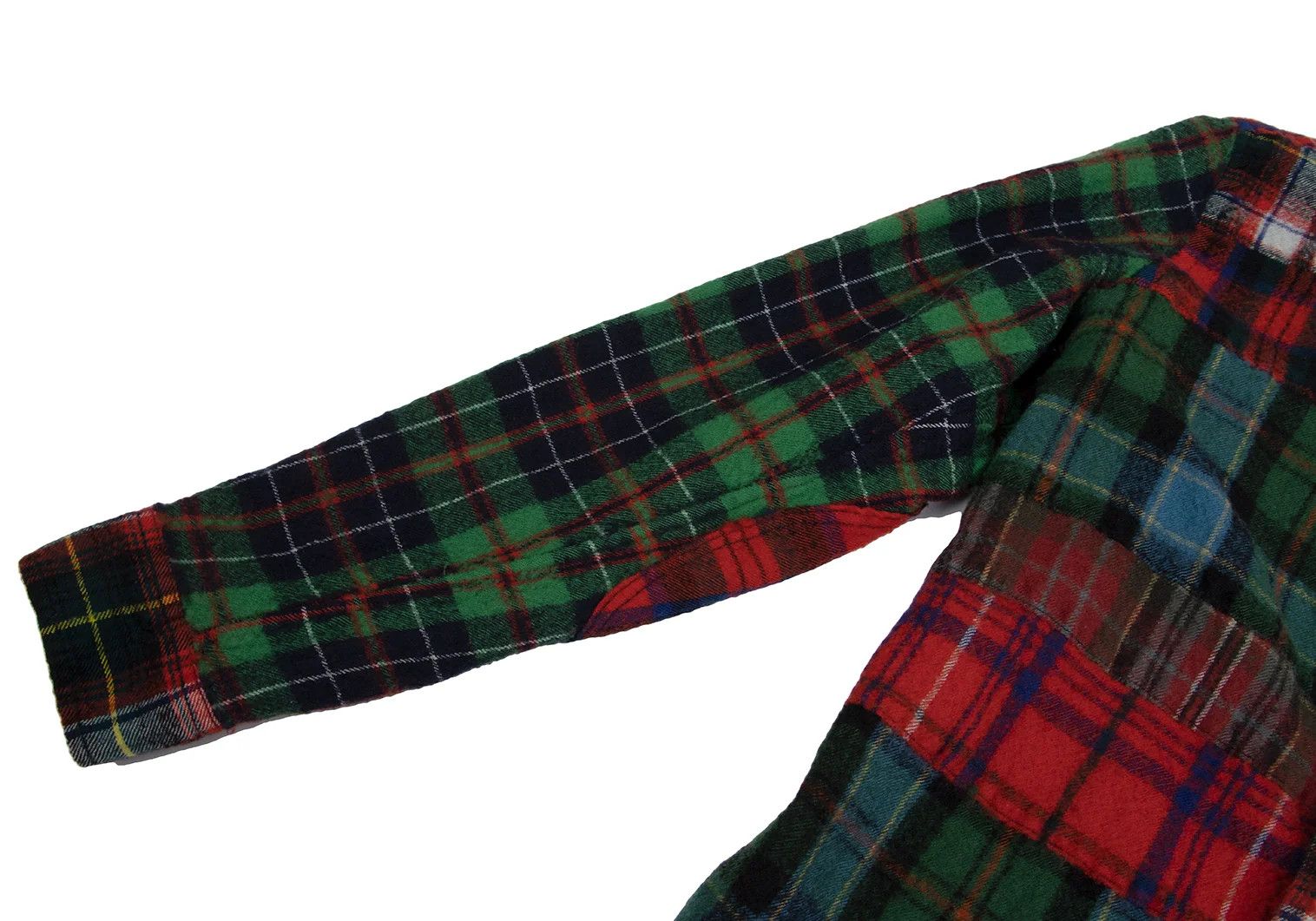 Junya Watanabe Wool Crazy Check Flannel Shirt in Red and Green S Size US S / EU 44-46 / 1 - 7 Thumbnail