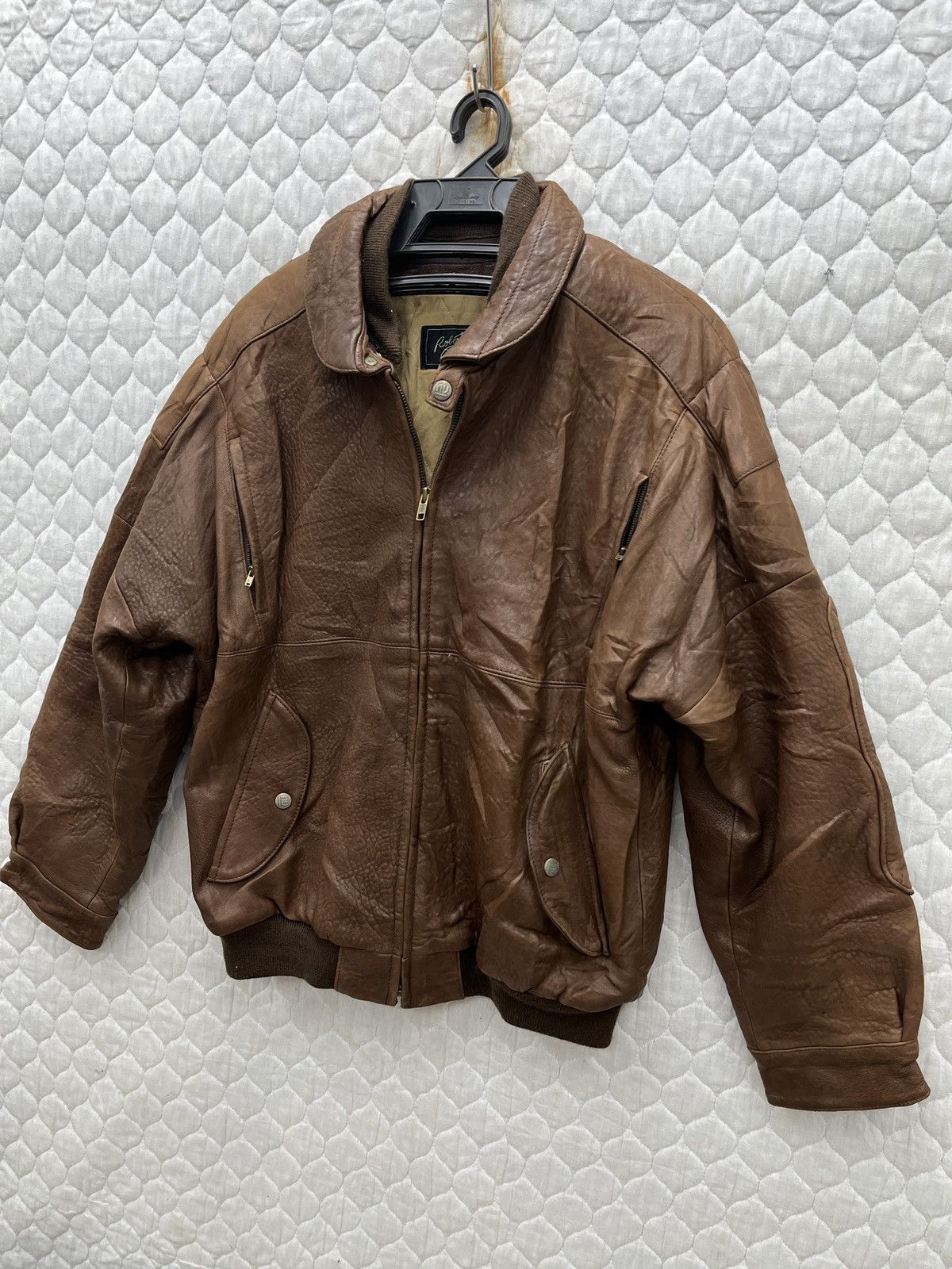 Robert Comstock 🔥🔥🔥STEALS ROBERT COMSTOCK LEATHER JACKET Size US M / EU 48-50 / 2 - 2 Thumbnail