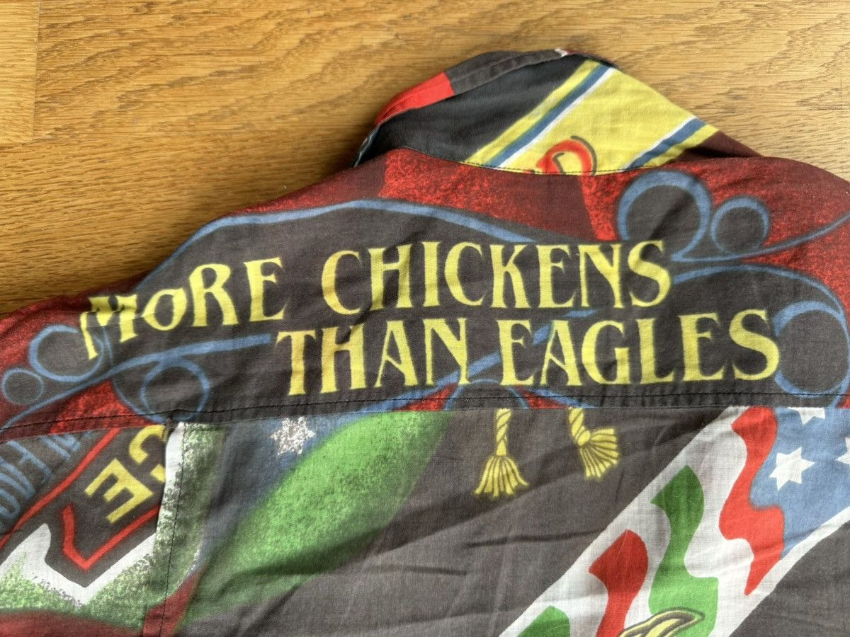 Moschino × Vintage VTG 1990‘s iconic More Chicken than Eagly Shirt Size US M / EU 48-50 / 2 - 7 Thumbnail
