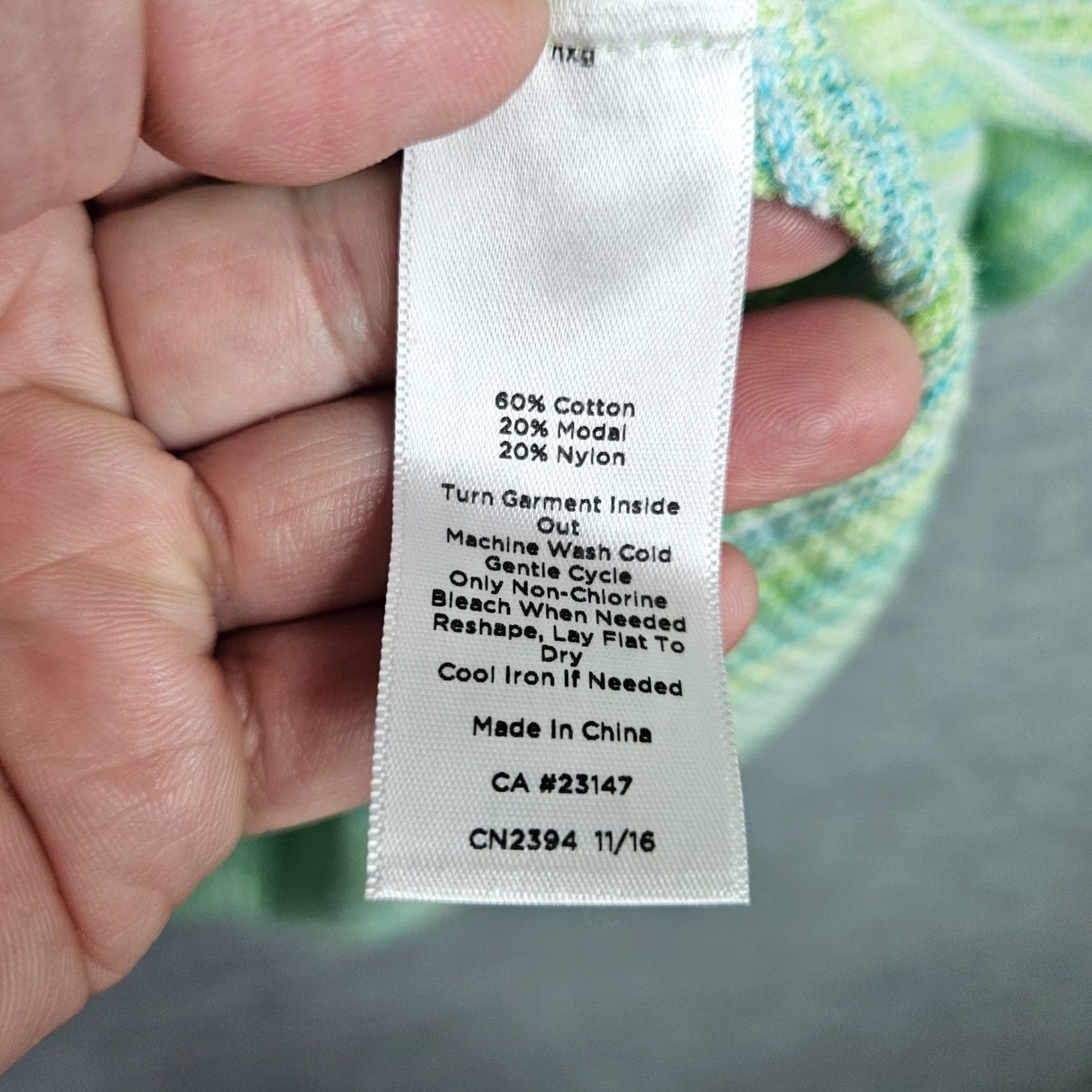 Talbots Talbots Women's Size Medium Knit Sweater 3/4 Sleeve Blue Cardigan Casual Modern Knit Cotton Regular Mens? Size M / US 6-8 / IT 42-44 - 6 Thumbnail