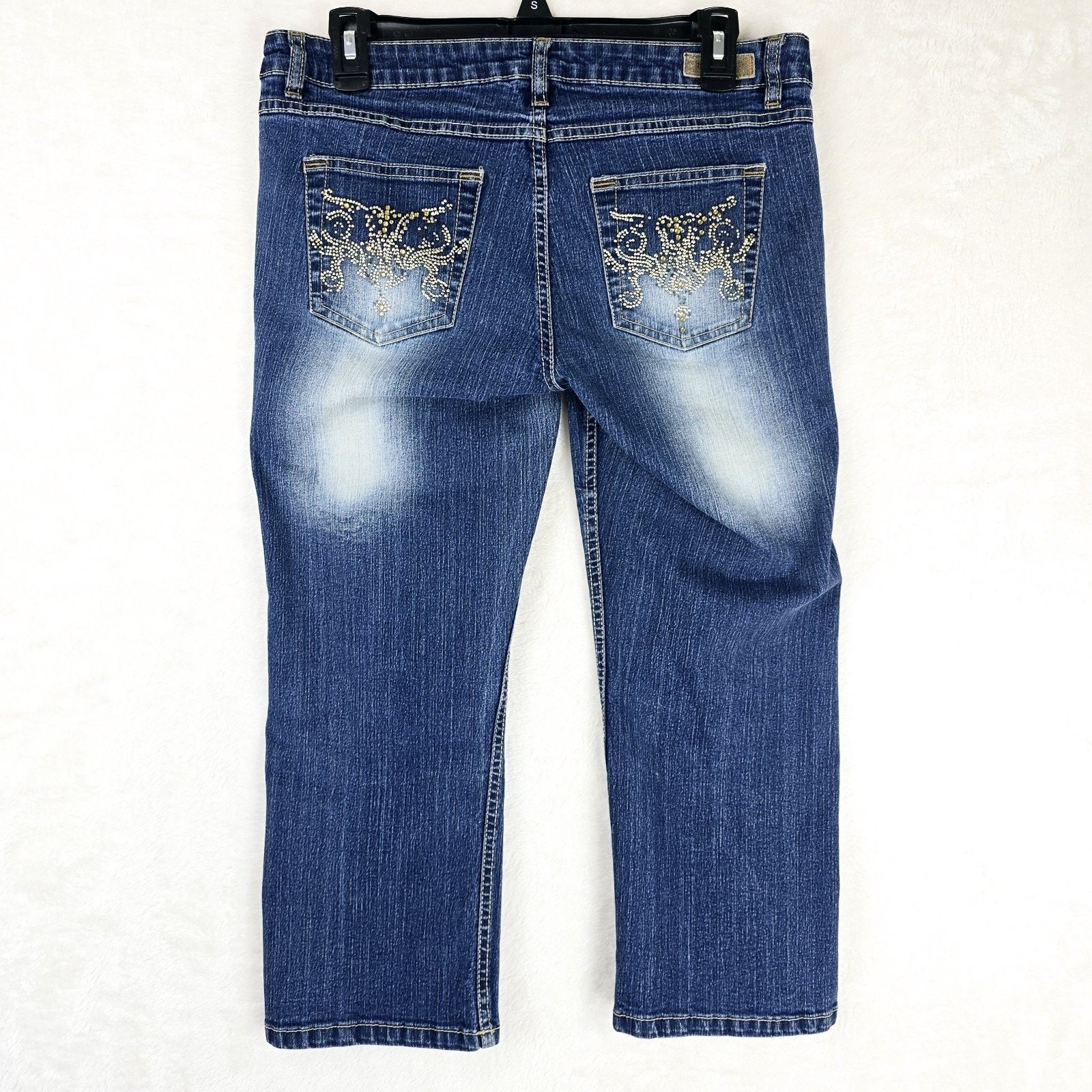 Southpole Vintage Southpole Capri Jeans Womens Sz 9 32x22 Juniors Y2K Size 32" / US 10 / IT 46 - 9 Thumbnail