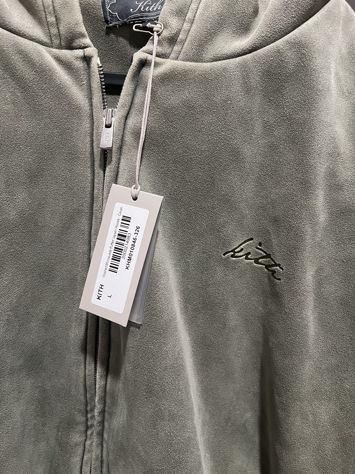 Kith Kith Washed Microsuede Puffed Jaysen Hoodie Size US L / EU 52-54 / 3 - 3 Thumbnail