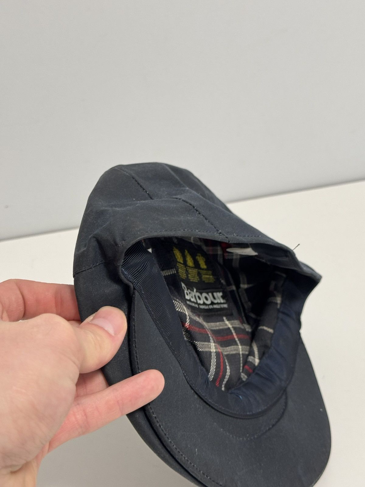Barbour Barbour Vintage Y2K style Hype Hat/Cap Waxed Size ONE SIZE - 6 Thumbnail