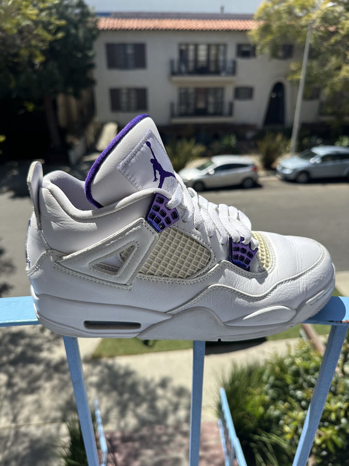 jordan 4 retro metallic purple