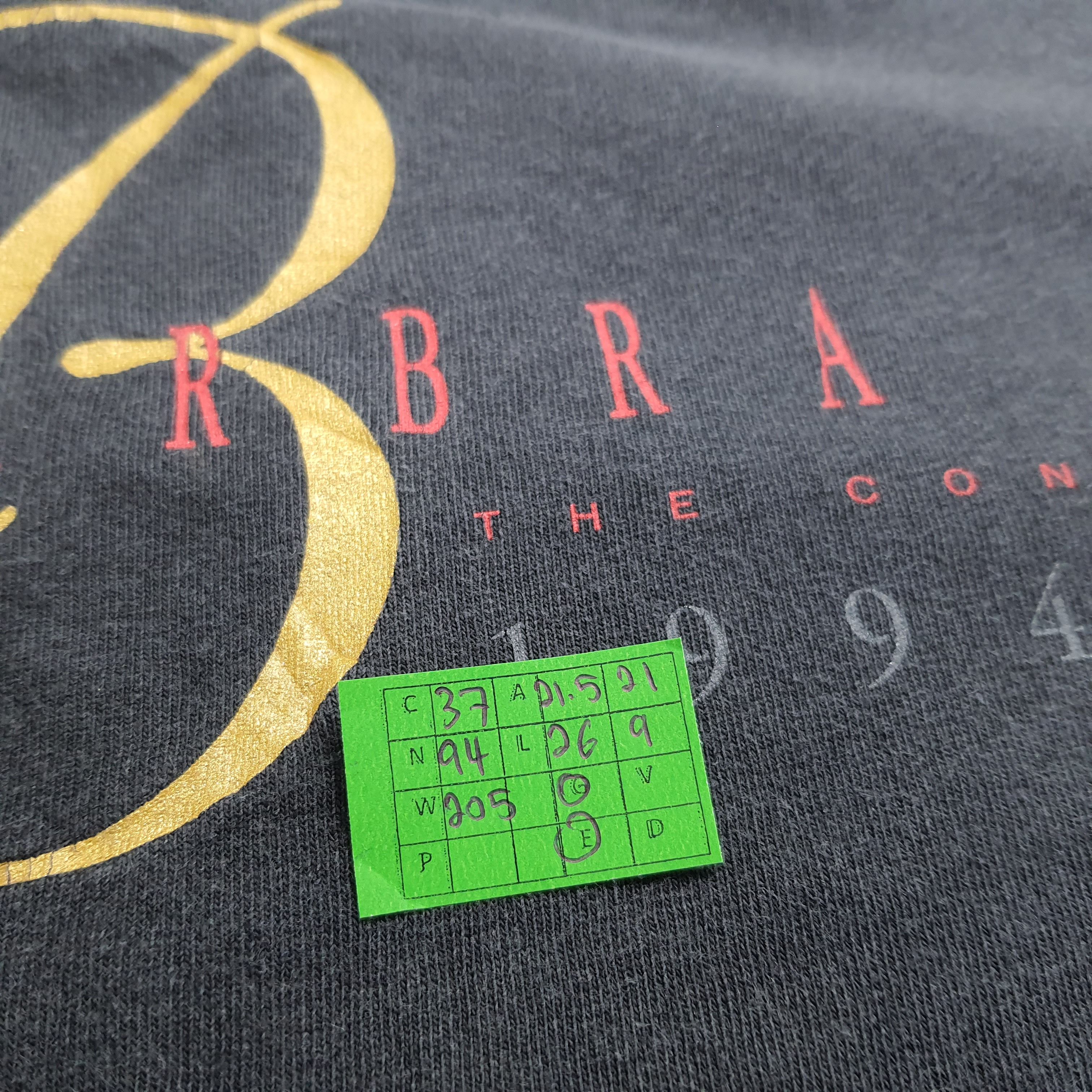 Band Tees × Vintage Vintage Barbra The Concert 1994 Tshirt Size US L / EU 52-54 / 3 - 8 Thumbnail