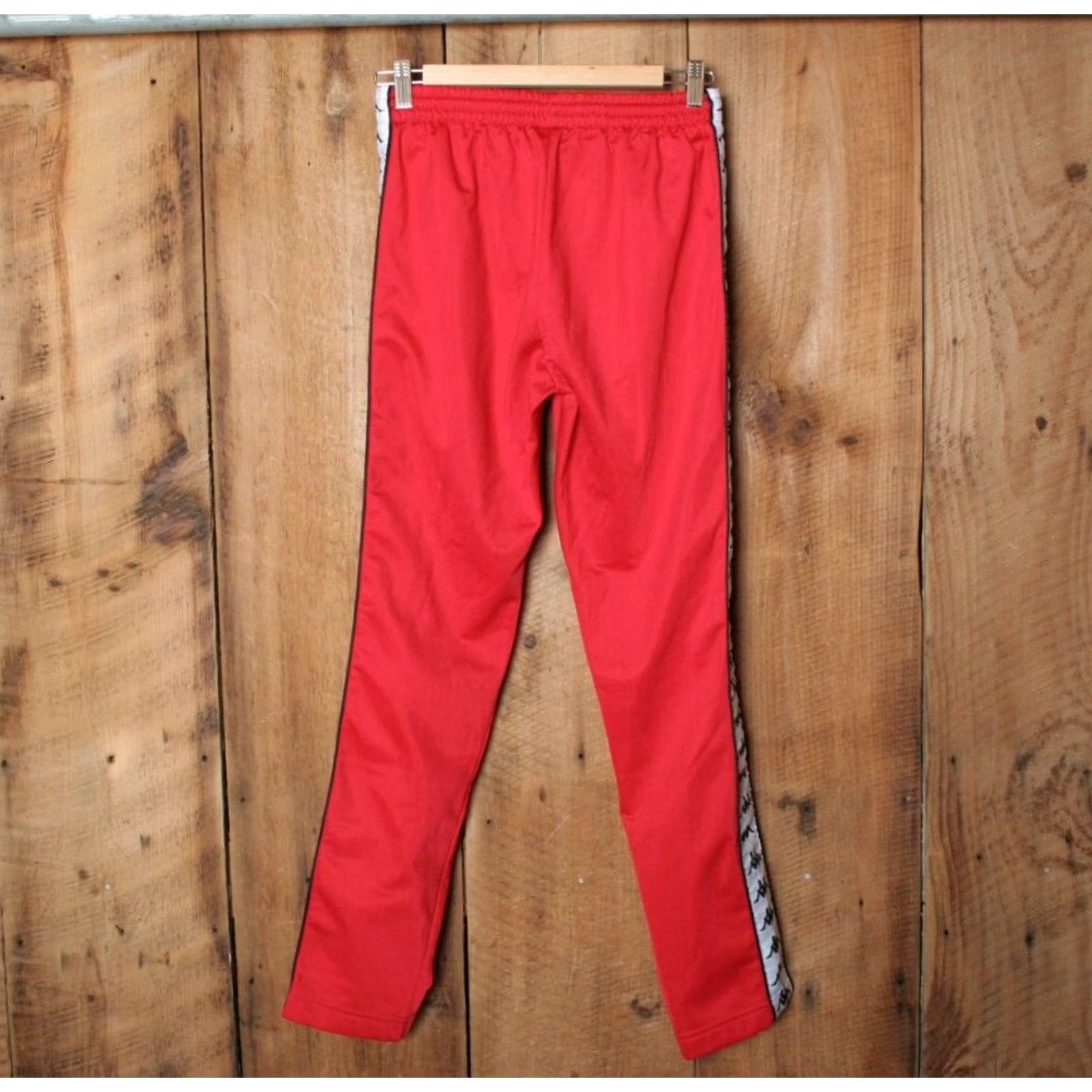 Kappa VINTAGE Kappa Sport Trousers Red Soccer Track Pants Sz. S Unisex Adults Regular Inseam 31" Polyester Drawstring Athletic Pants Size US 29 - 4 Thumbnail