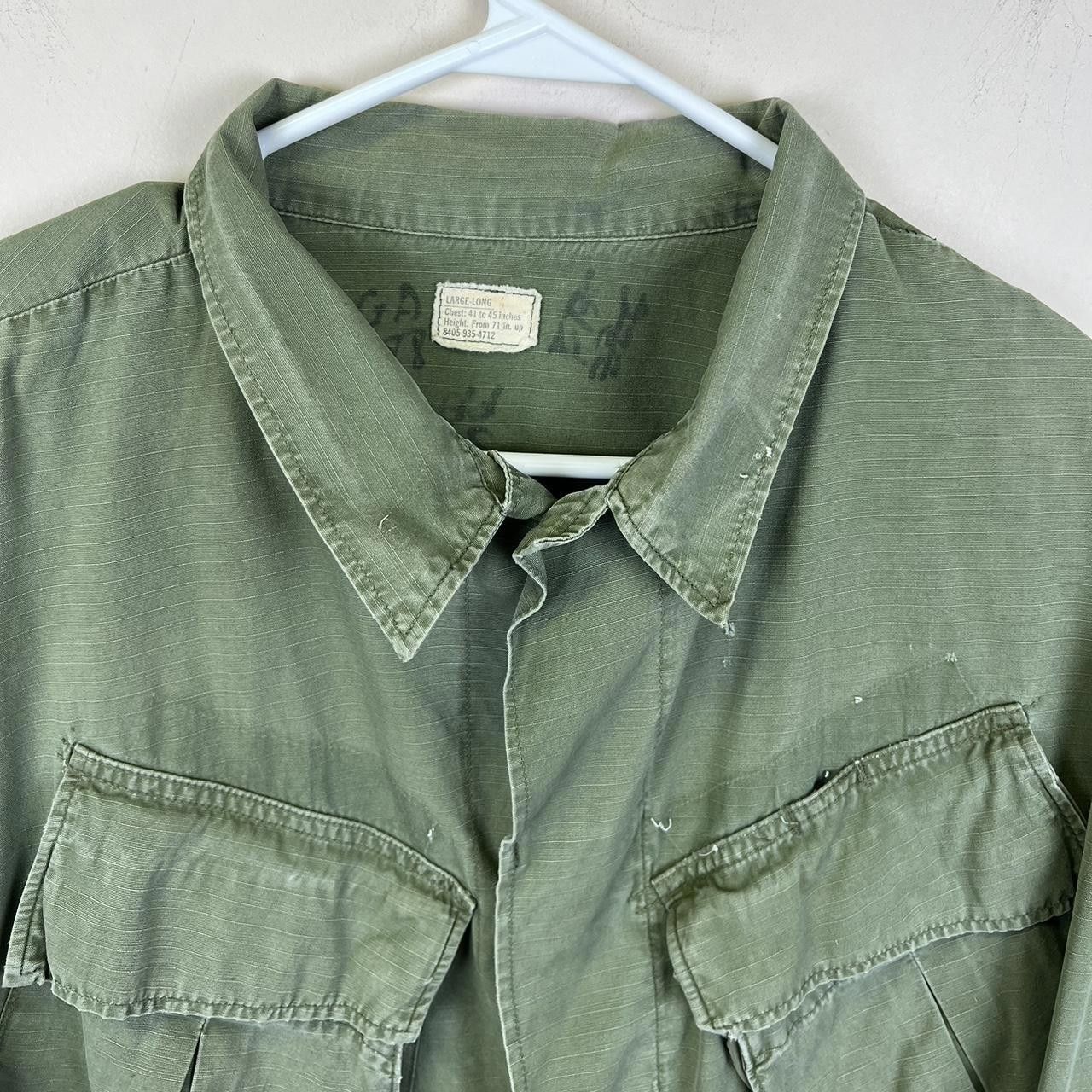 Designer Vintage US Army Military Utility Jacket 8405-935-4712 Size US L / EU 52-54 / 3 - 5 Thumbnail