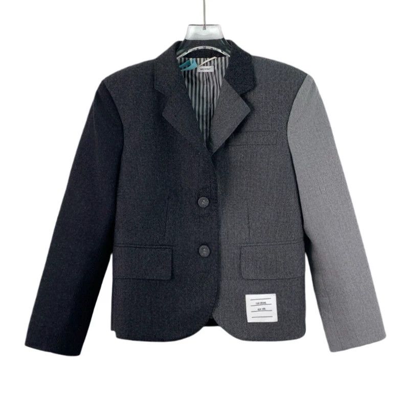 Thom Browne Thom Browne Colorful wool lapel single row long sleeve sui Size 38S - 1 Thumbnail