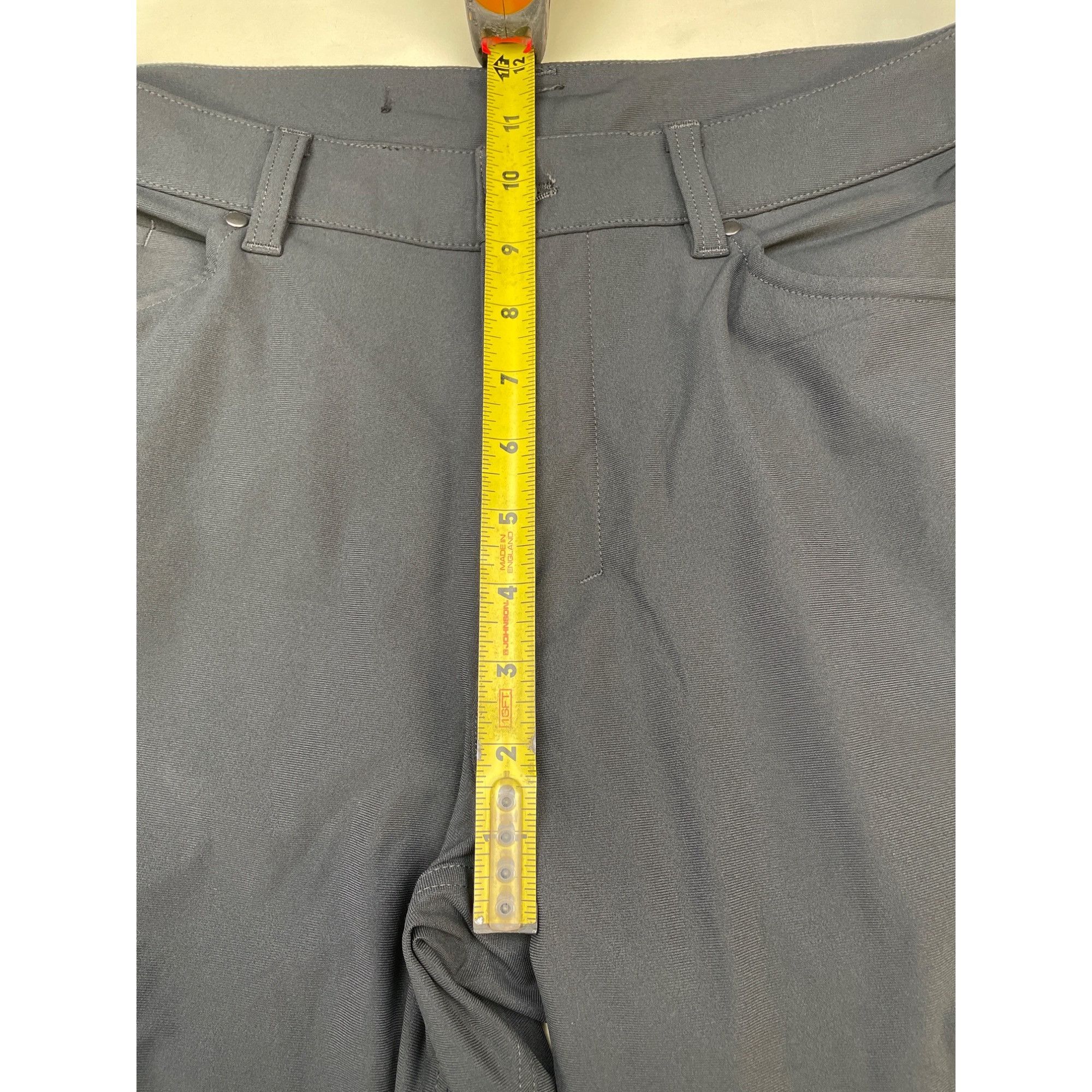 Lululemon Lululemon Men's Gray Casual Flat front Pants Size 34 x 29 SK Size US 34 / EU 50 - 4 Thumbnail